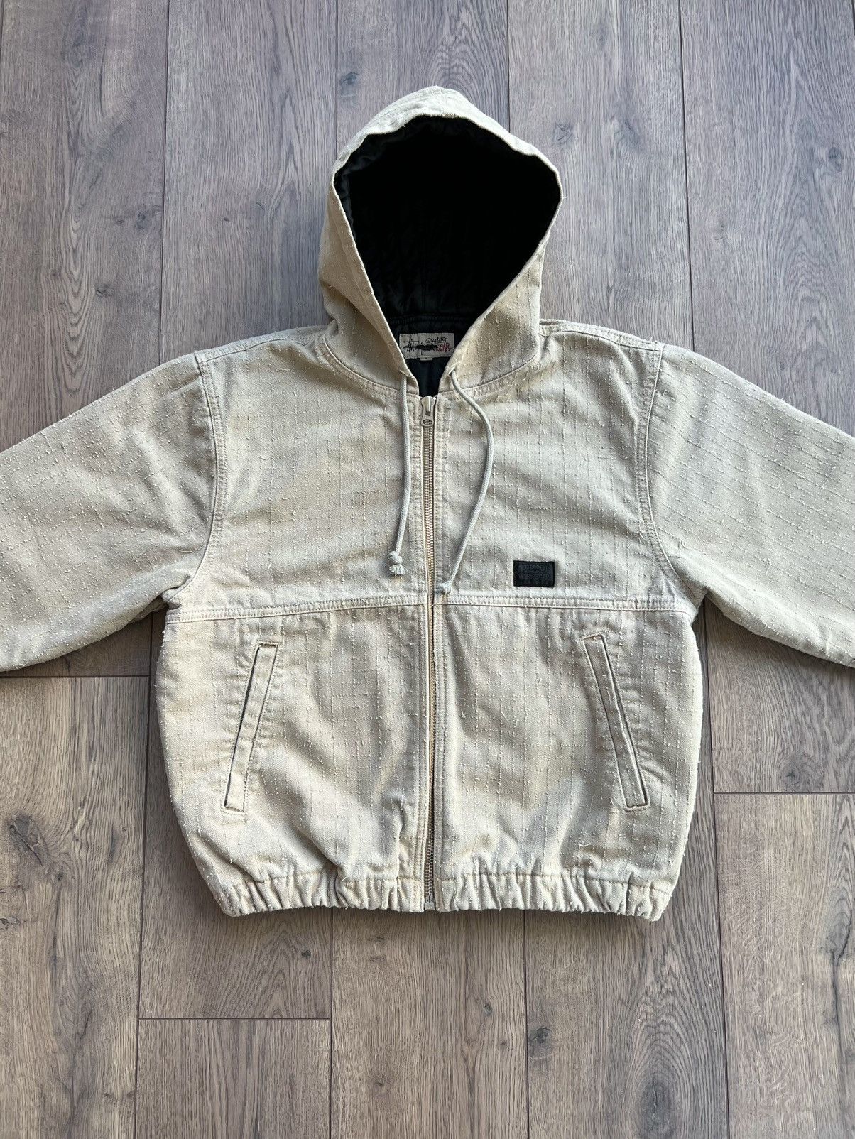 Stussy Stussy Canvas Needlepunch Work Jacket “Khaki” Small Size US S / EU 44-46 / 1 - 2 Thumbnail