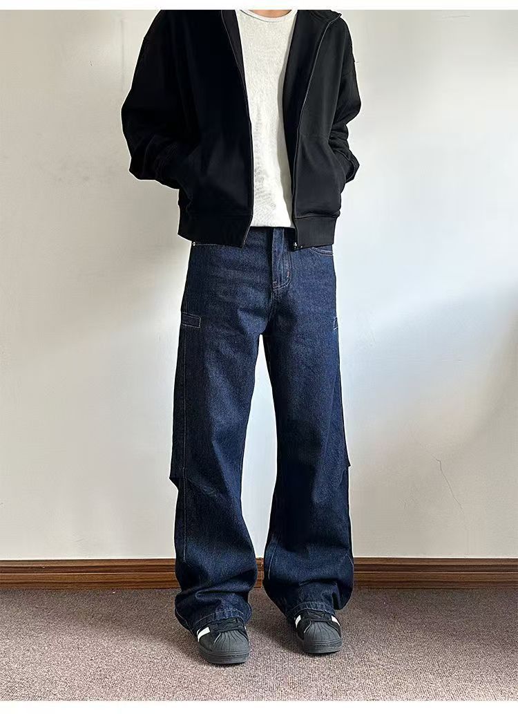 Japanese Brand × Jean American washed vintage blue wide-leg flared jeans Size US 32 / EU 48 - 2 Thumbnail