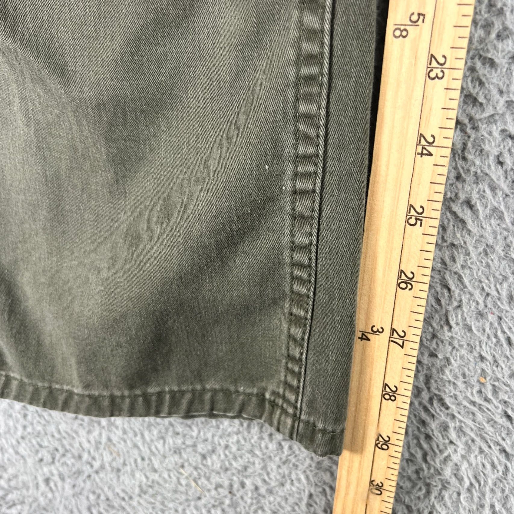 Dickies Dickies Jeans Mens 32x29 Green Duck Canvas Work Fit Regular Straight Denim Pockets 90s Y2K Vintage No Size US 32 / EU 48 - 3 Thumbnail