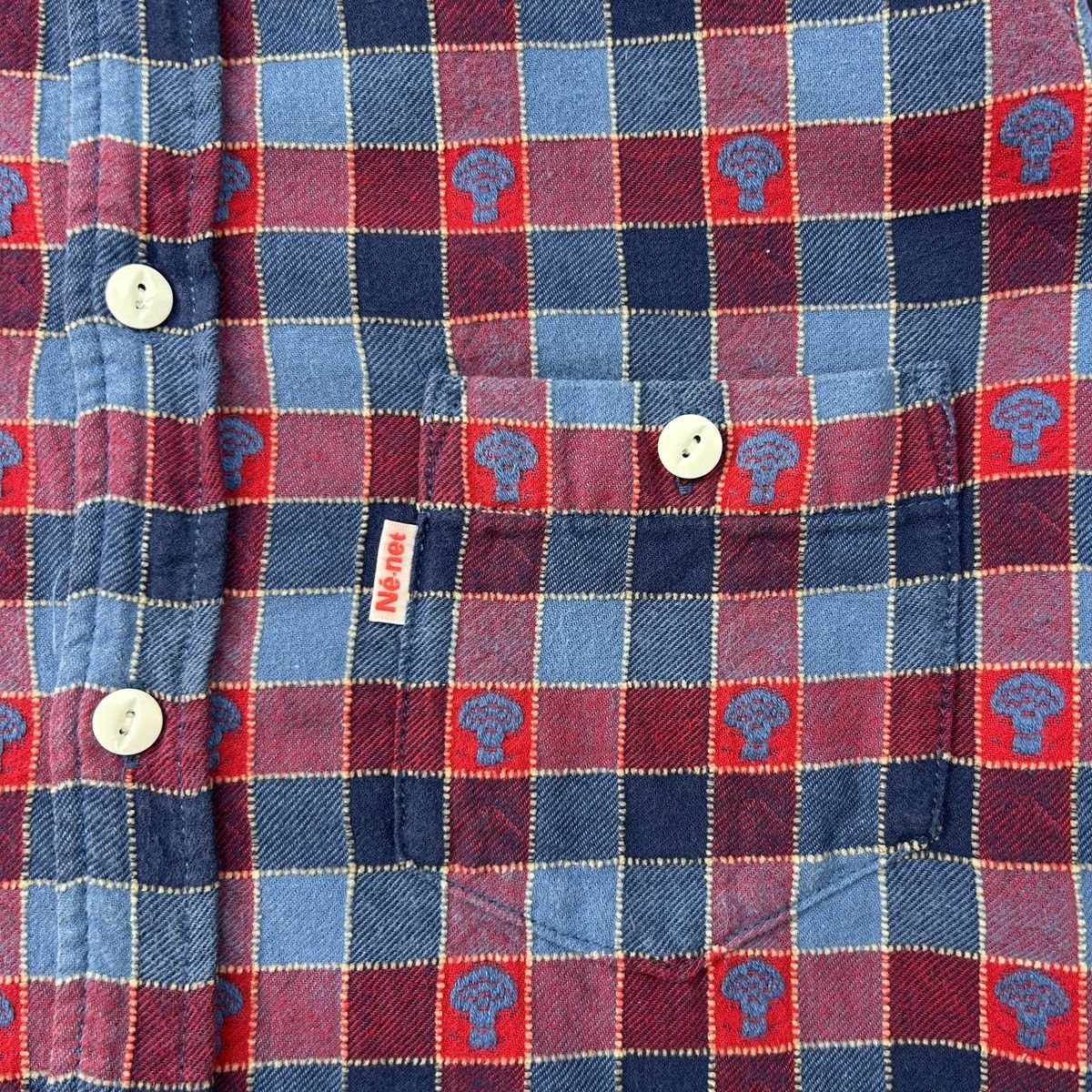 Ne-Net Ne-net Broccoli Checkered Shirt Size US M / EU 48-50 / 2 - 7 Thumbnail