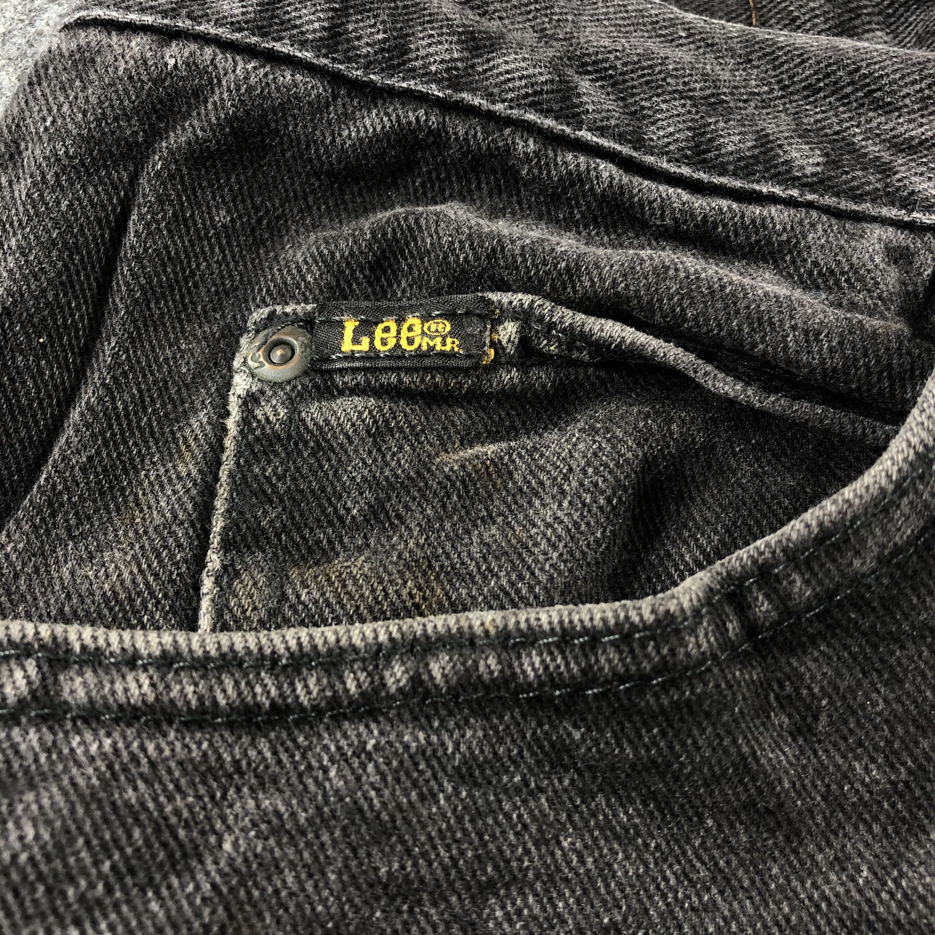 Lee × Vintage Vintage Faded Black Lee Jeans-J2583 Size US 37 - 8 Thumbnail