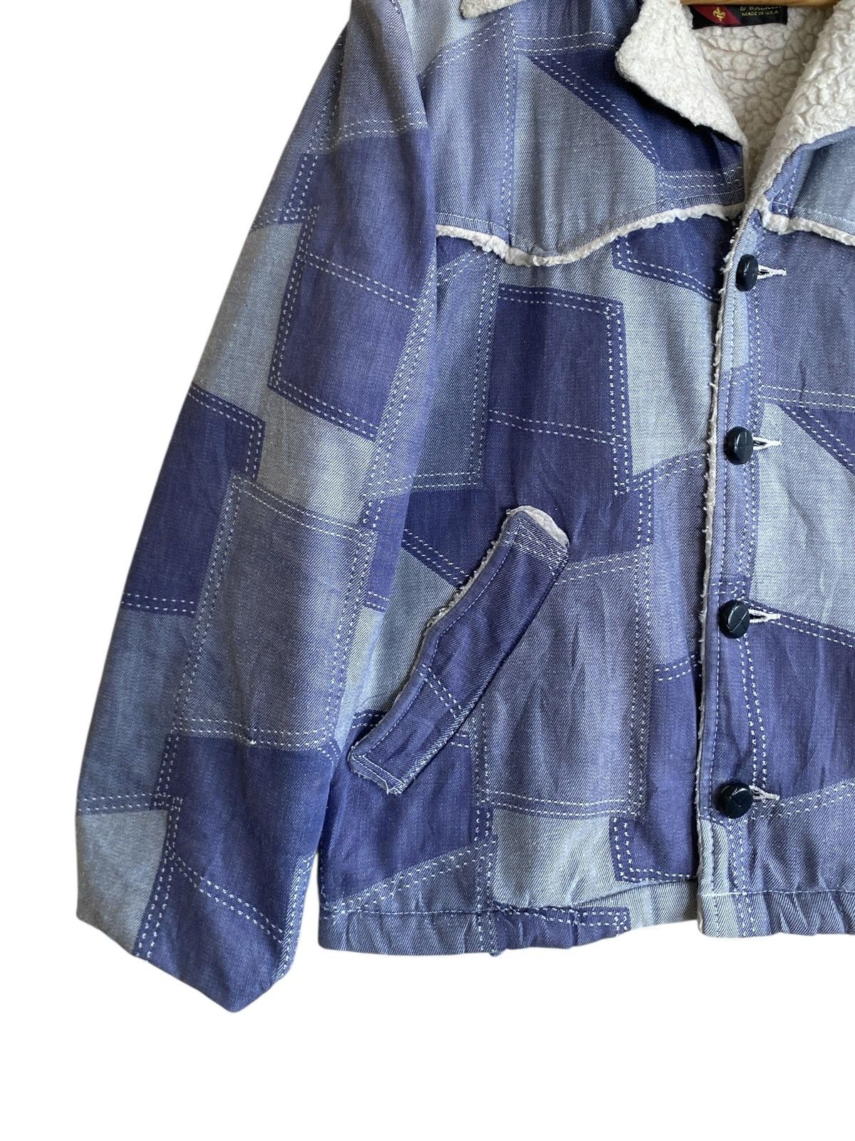Vintage Very Rare Vintage Weather Jack Fur Patchwork Jacket 1970s Size US M / EU 48-50 / 2 - 6 Thumbnail