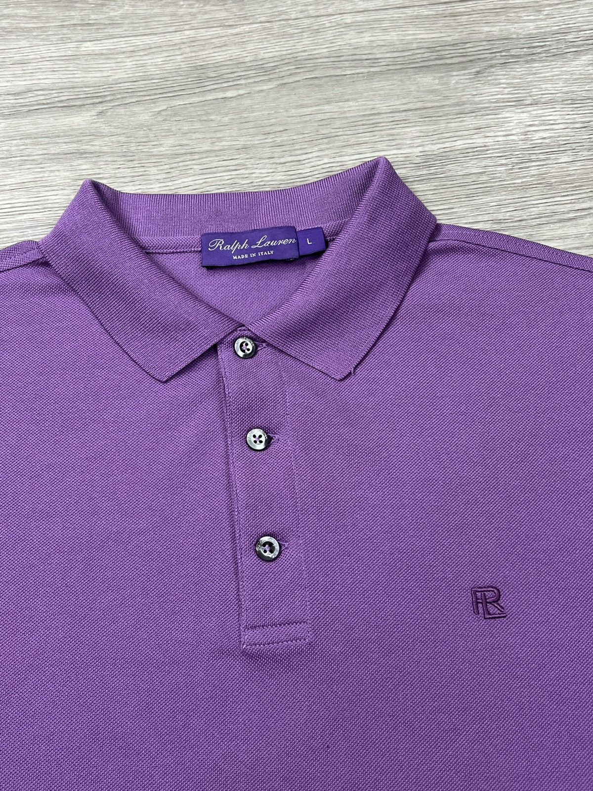 Ralph Lauren Purple Label Ralph Lauren Purple Label Made In Italy Men’s L Luxury Polo Size US L / EU 52-54 / 3 - 2 Thumbnail