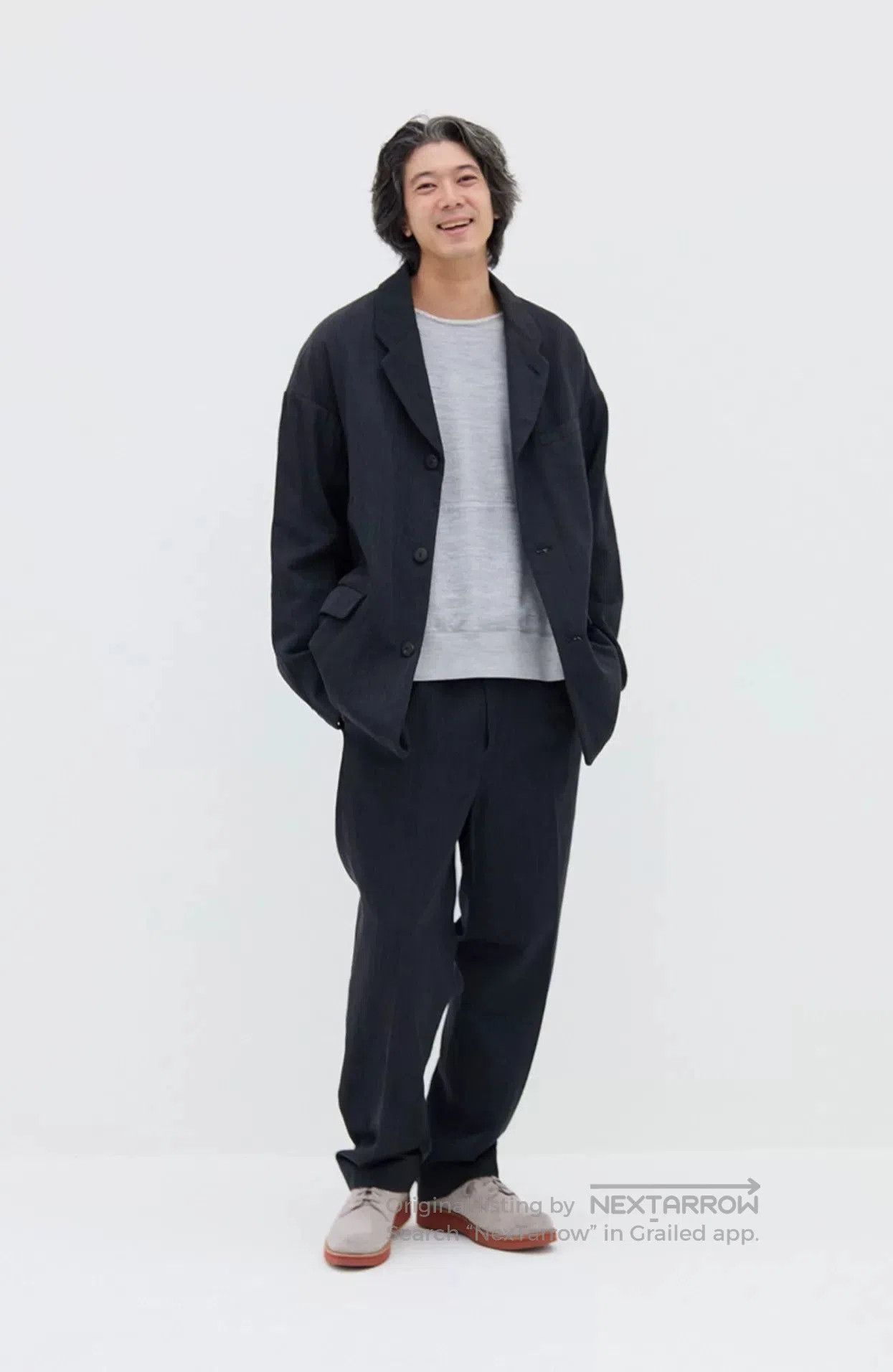 Visvim visvim wide slacks pinstripe black casual pants. Size US 36 / EU 52 - 5 Thumbnail
