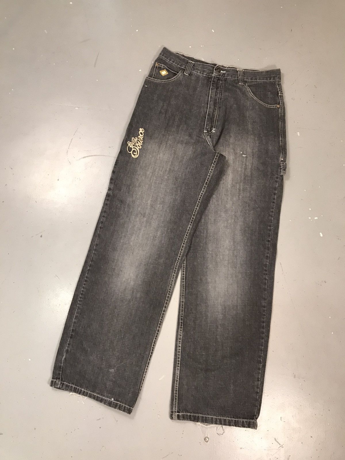JNCO × Southpole × Vintage Vintage Source threads embroidered carpenter denim Size US 34 / EU 50 - 3 Thumbnail