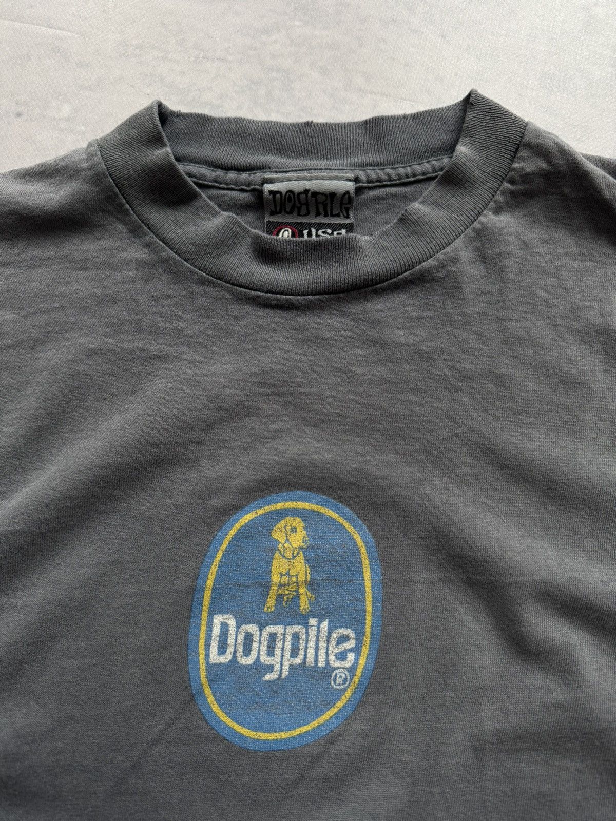 Vintage Vintage Dogpile big logo tee 90s Size US L / EU 52-54 / 3 - 5 Thumbnail