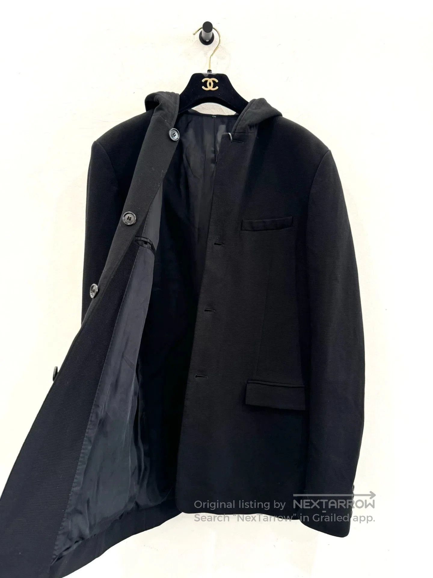Dior black hooded coat by dior. Size US L / EU 52-54 / 3 - 3 Thumbnail