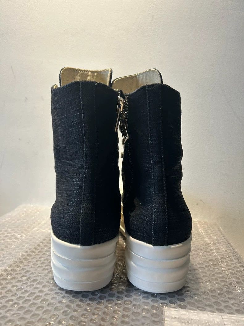 Rick Owens Rick Owens Wax surface thick-bottom double-layer double-li Size US 10 / EU 43 - 4 Thumbnail