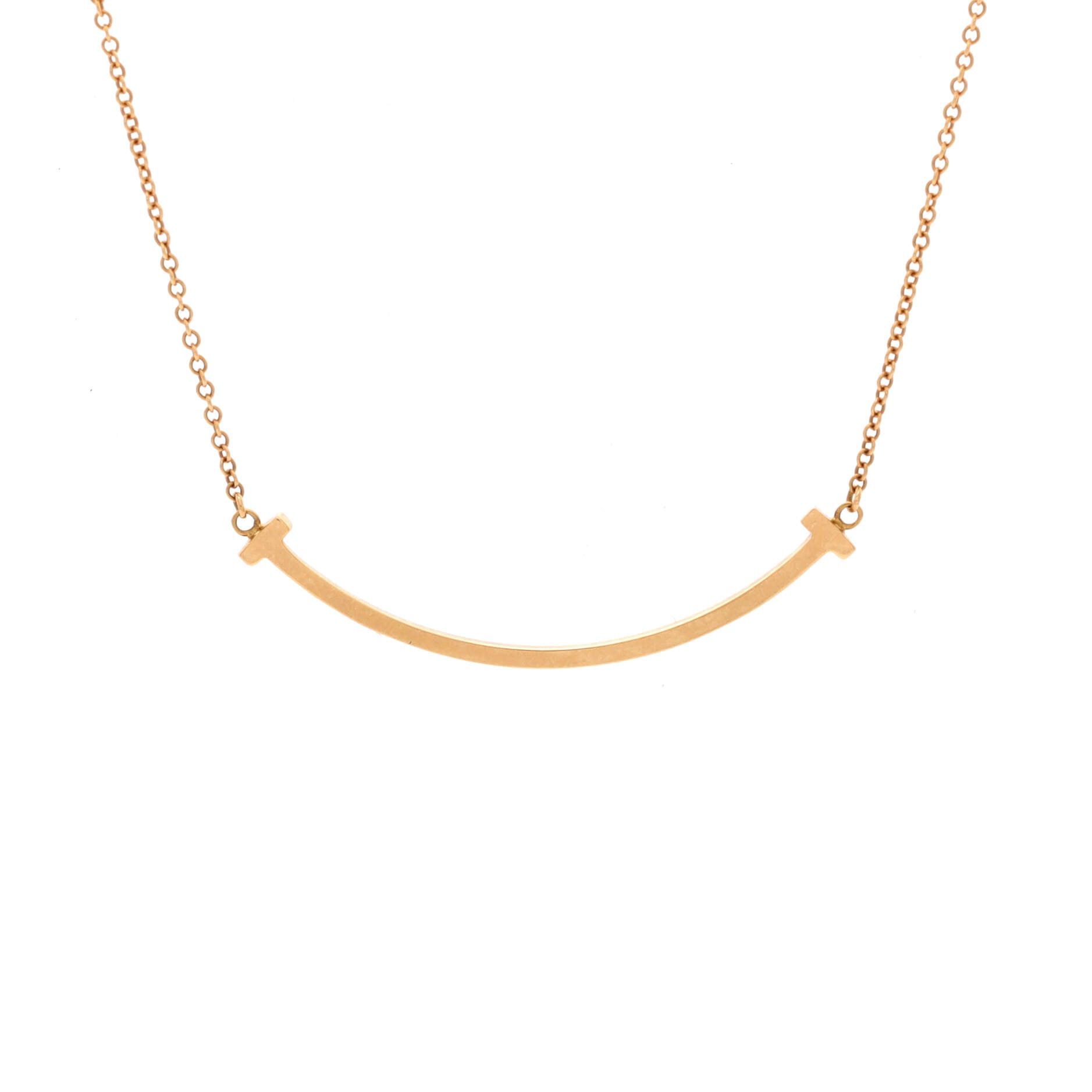 Tiffany & Co. T Smile Pendant Necklace Size ONE SIZE - 1 Thumbnail