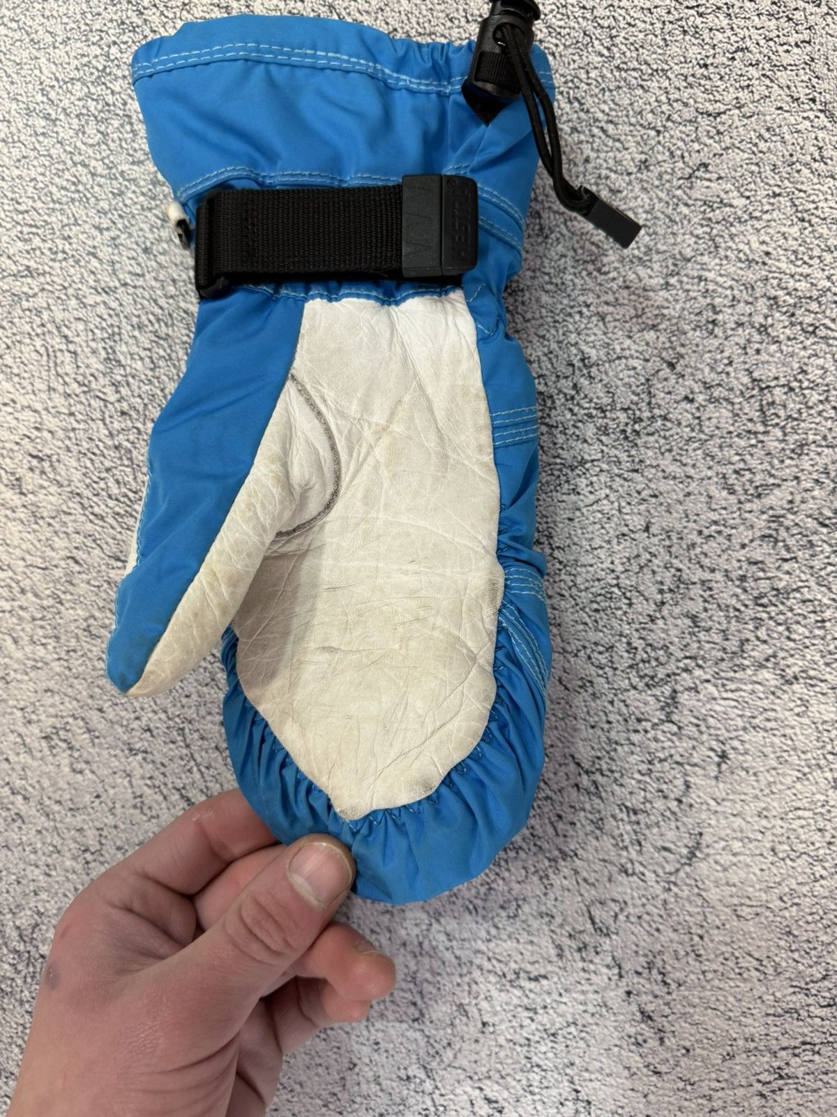 Hestra Hestra Mittens Size 6 Primaloft C-Zone Leather Snow Gloves Size 26 - 12 Thumbnail
