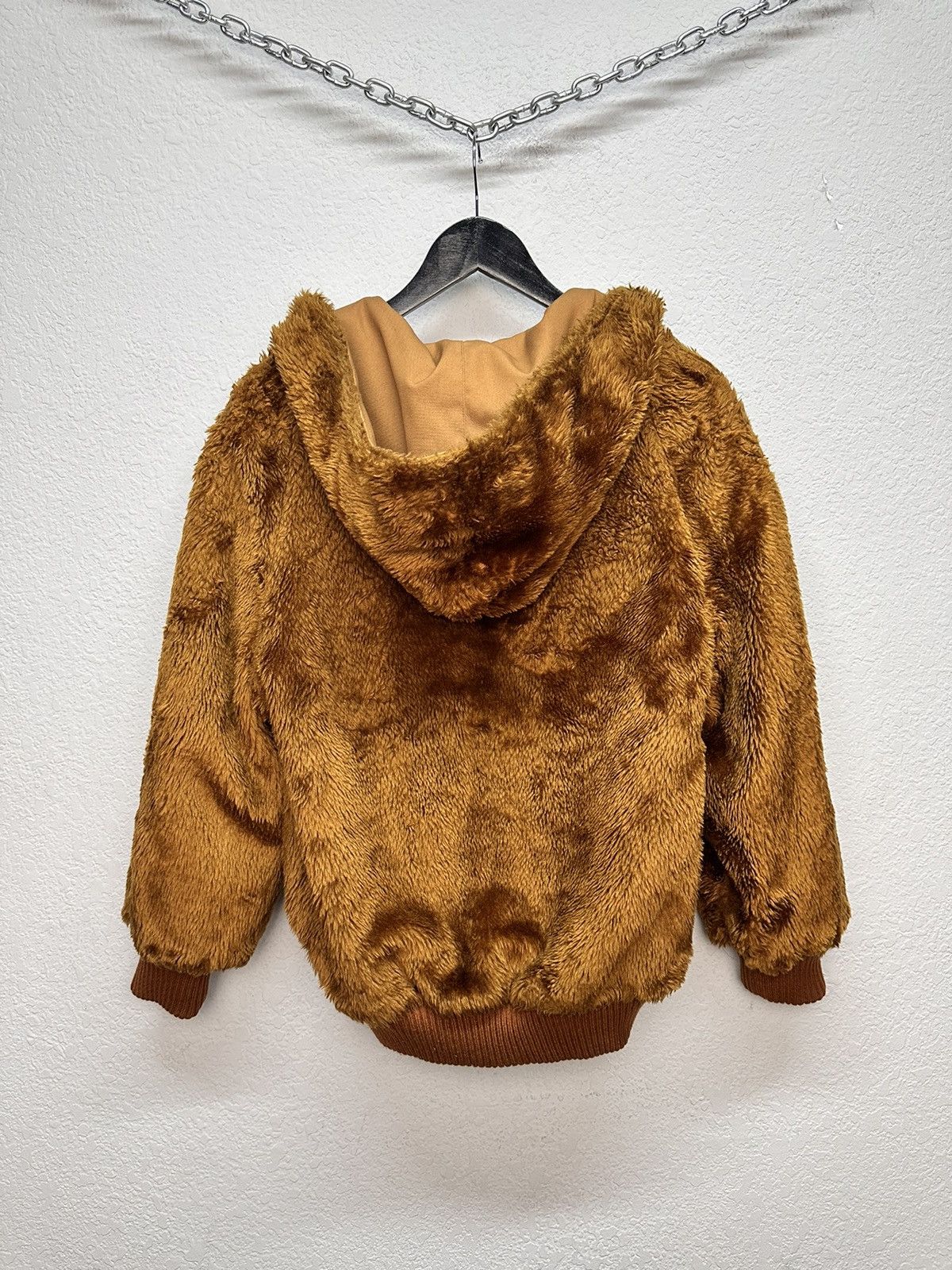 If Six Was Nine Vintage Brown Bomber Jacket Fleece Lined 90s Workwear LGB Size US M / EU 48-50 / 2 - 10 Thumbnail
