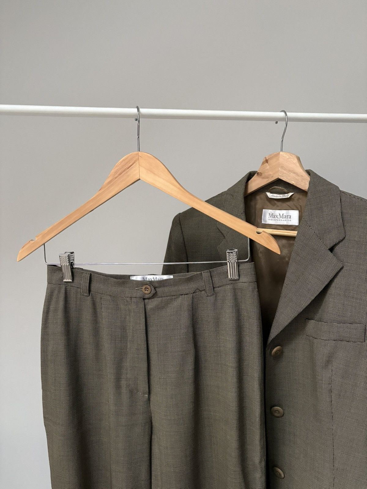 Max Mara Max Mara Suit Set Blazer And Pants Virgin Wool Size IT 42 Size M / US 6-8 / IT 42-44 - 17 Thumbnail
