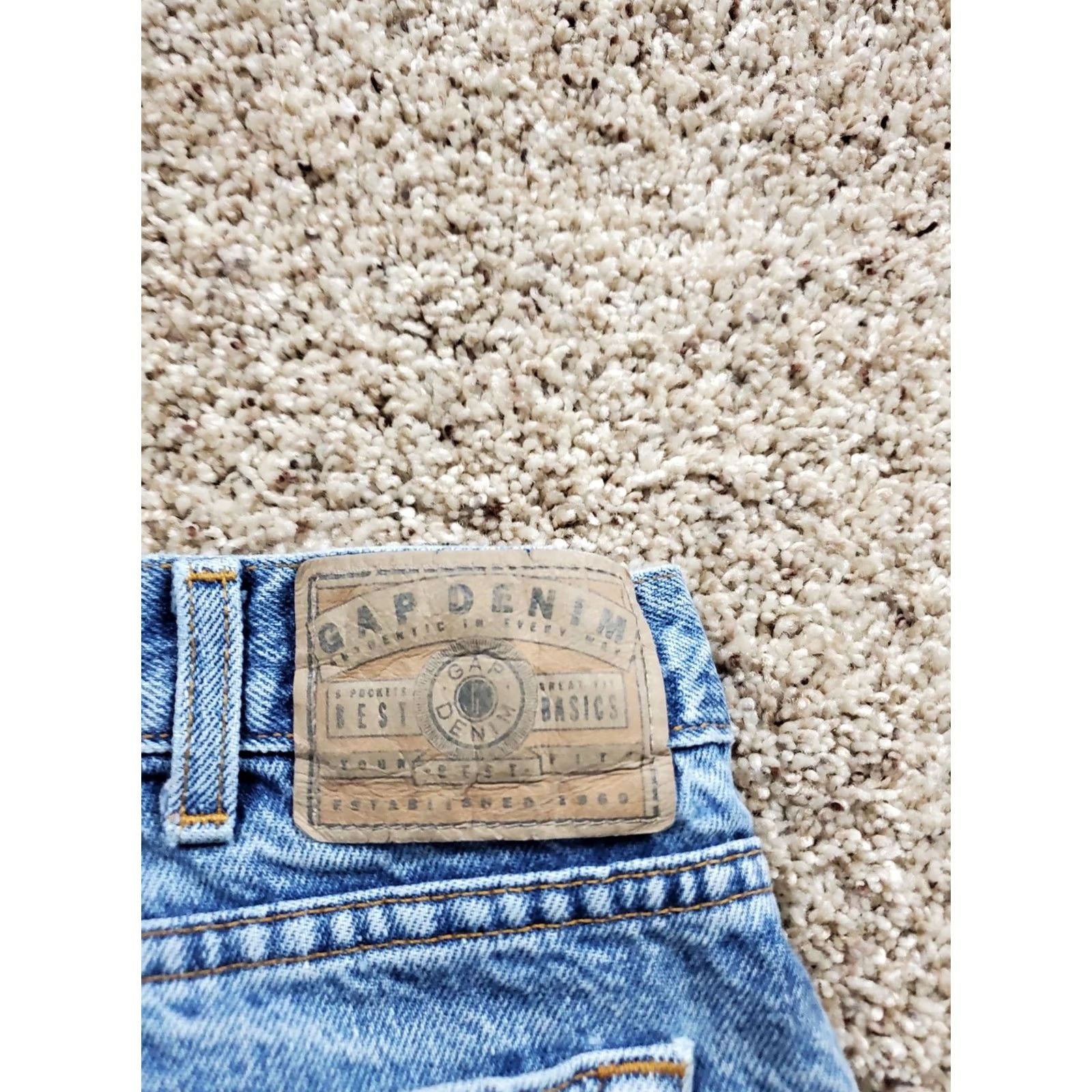 Gap VINTAGE Gap Jeans Mens 36x26 Easy Fit Classic 5 Pocket Straight Leg 90s Denim Size US 36 / EU 52 - 6 Thumbnail