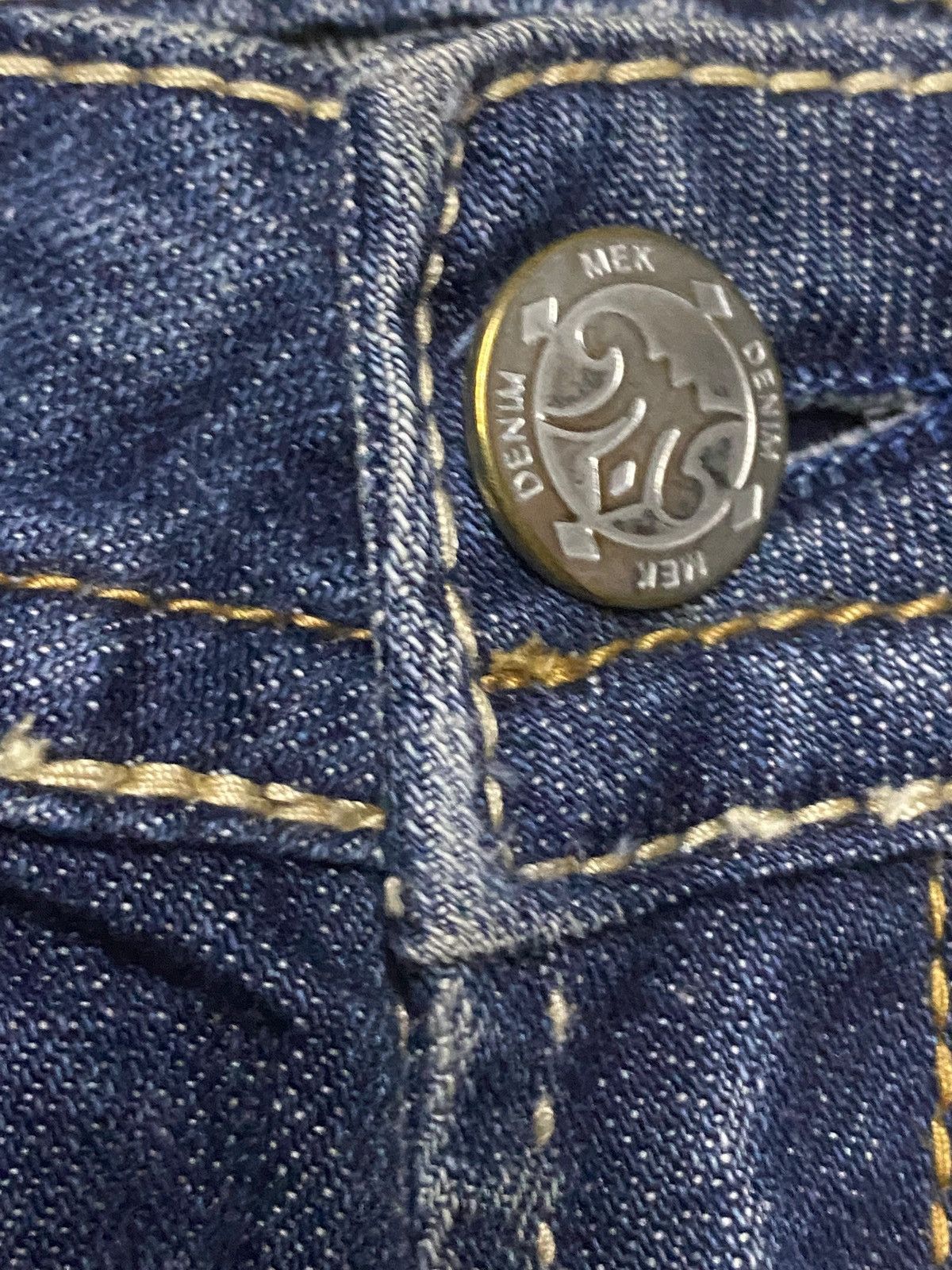 If Six Was Nine Woman Mek Denim Reverse For Care Distressed Flare Jeans Size US 30 / EU 46 - 9 Thumbnail