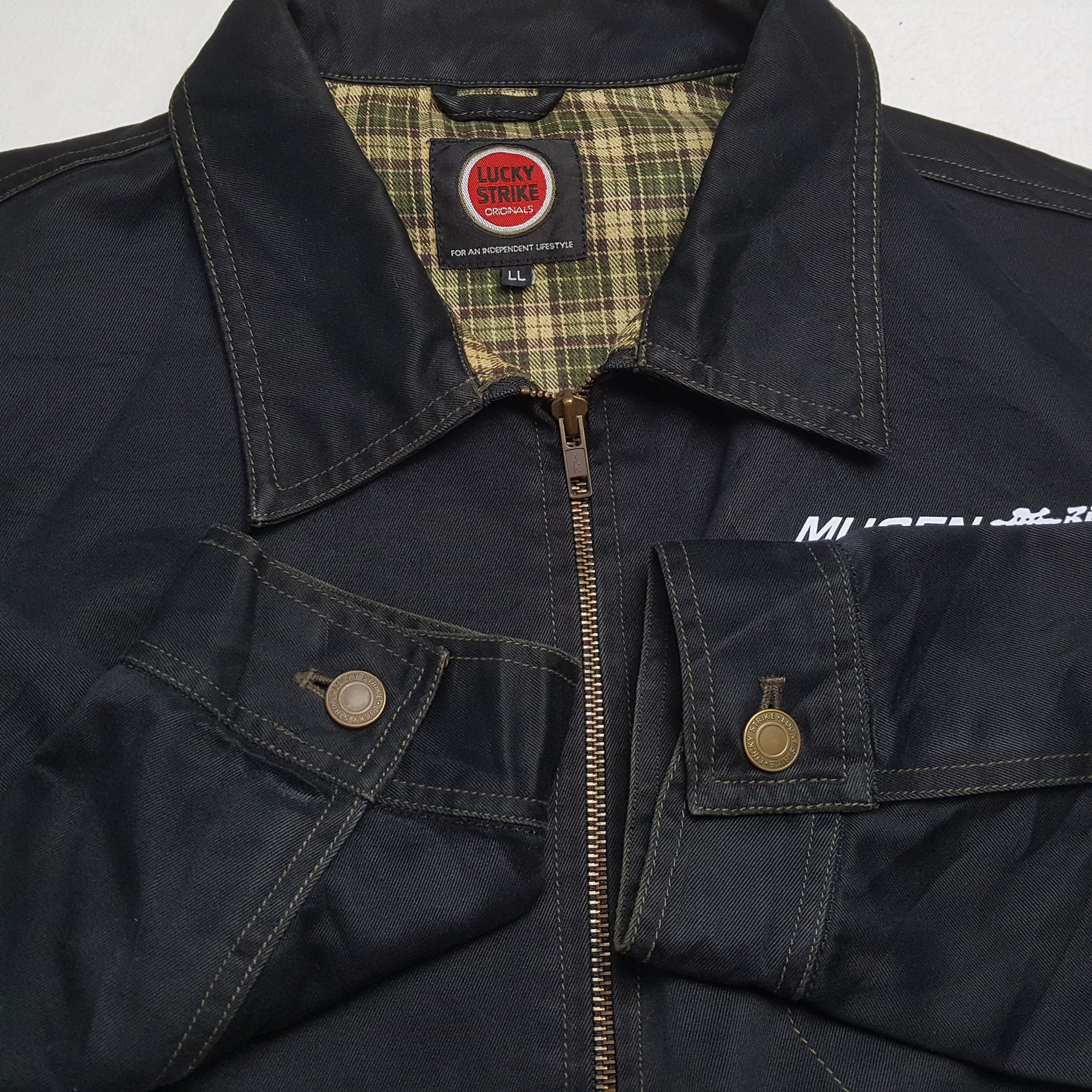Japanese Brand × Vintage LUCKY SRTIKE x Custom Art Mugen Honda Motorsports Jacket Size US L / EU 52-54 / 3 - 9 Thumbnail
