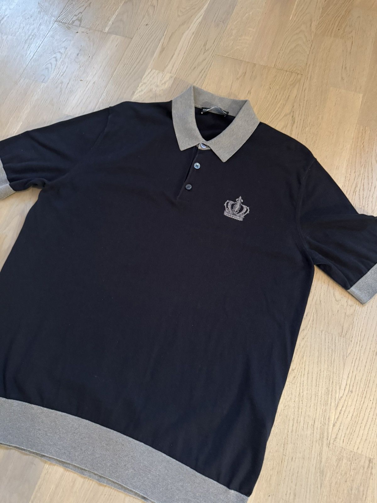 Dolce & Gabbana DOLCE AND GABBANA polo STUDY REAL TAPE MEASUREMENTS IN PHOTO Size US L / EU 52-54 / 3 - 1 Thumbnail