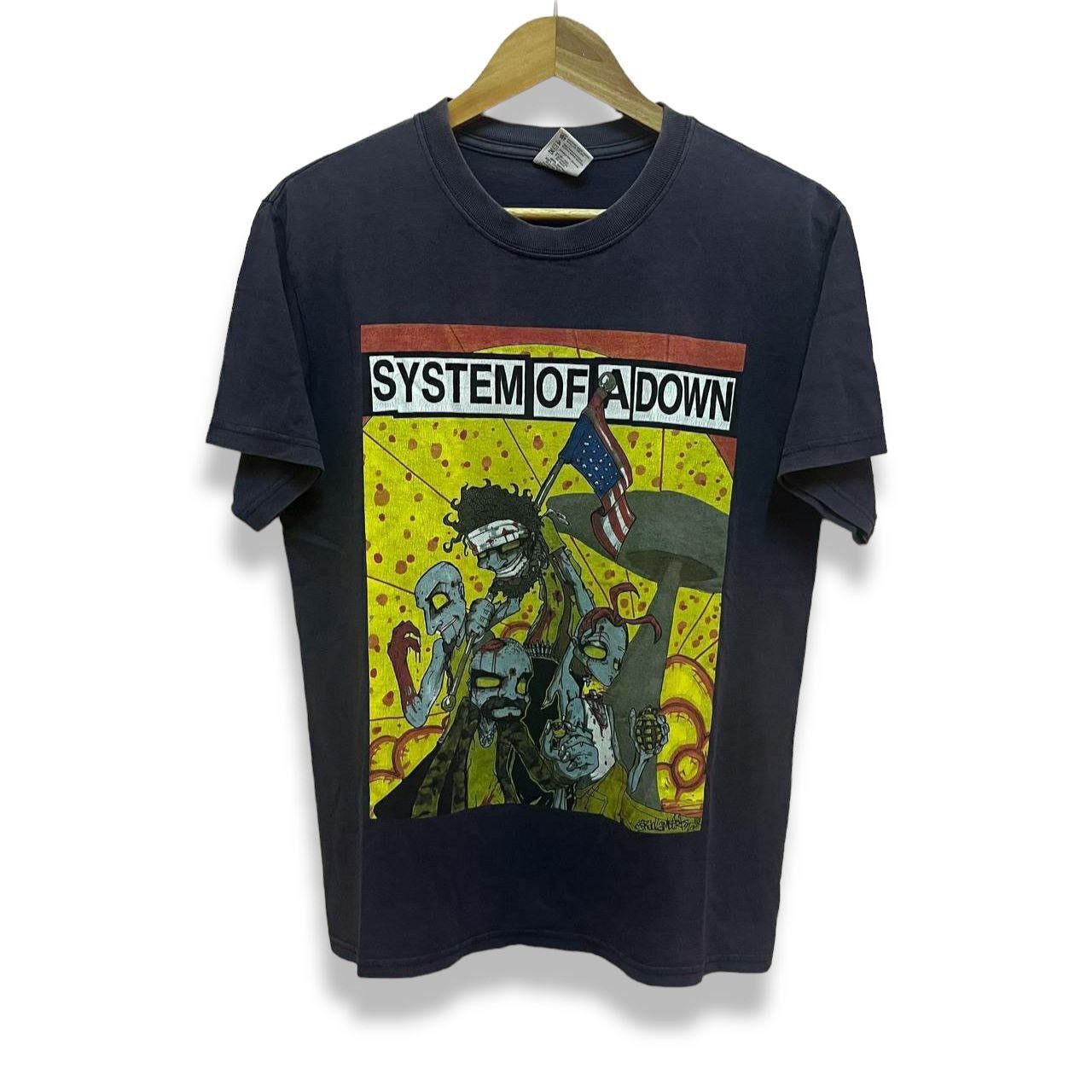 Band Tees × Vintage Vintage System Of A Down T Shirt Size US M / EU 48-50 / 2 - 1 Thumbnail