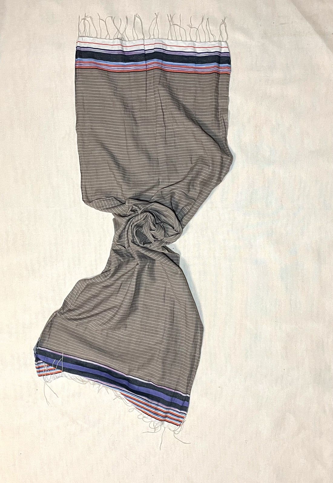Vintage EPICE brown cotton scarf Size ONE SIZE - 5 Thumbnail