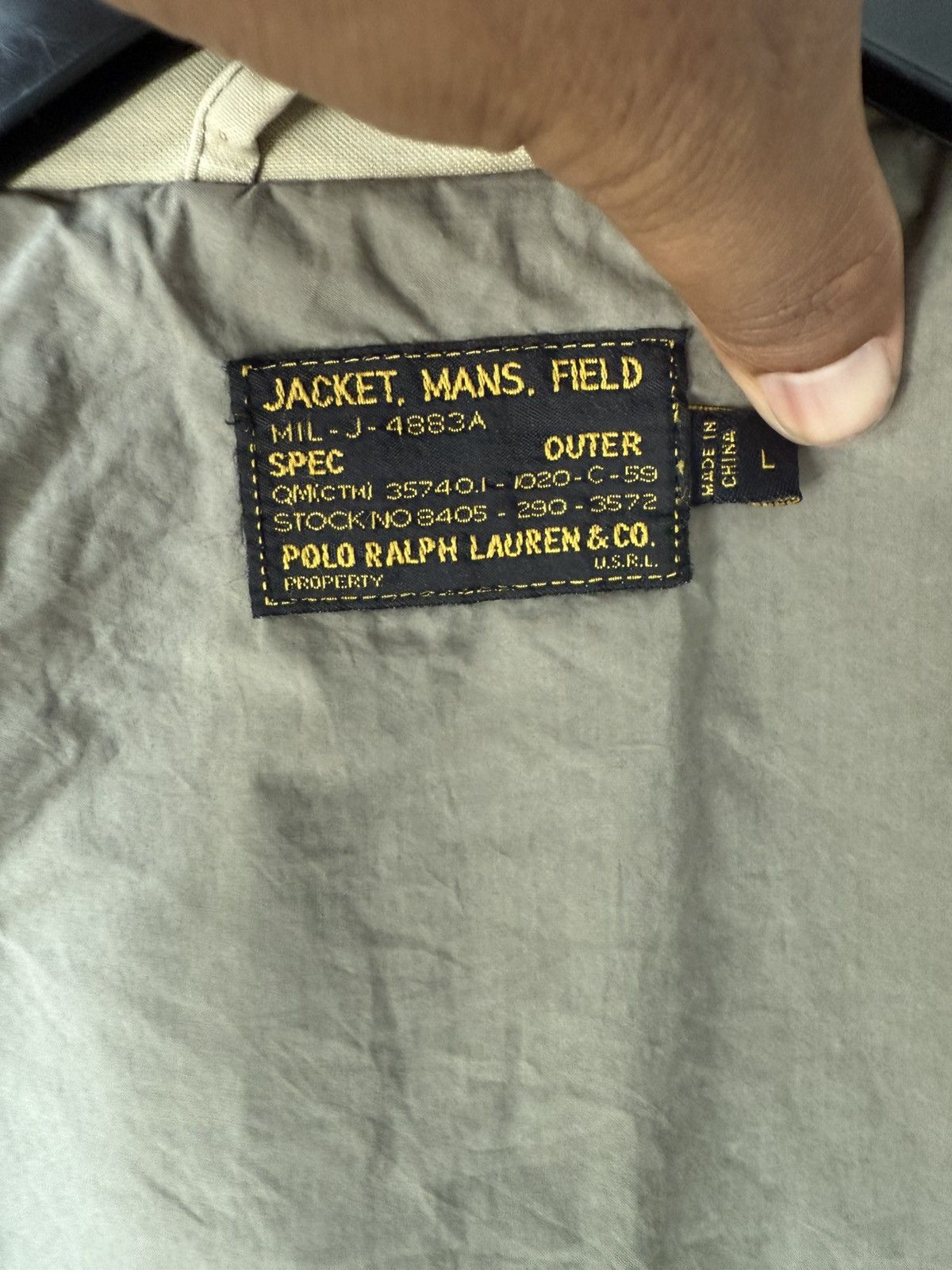 RRL Ralph Lauren POLO RALPH LAUREN FIELD JACKET DISTRESS M1943 DISTRESS STYLE Size US L / EU 52-54 / 3 - 17 Thumbnail