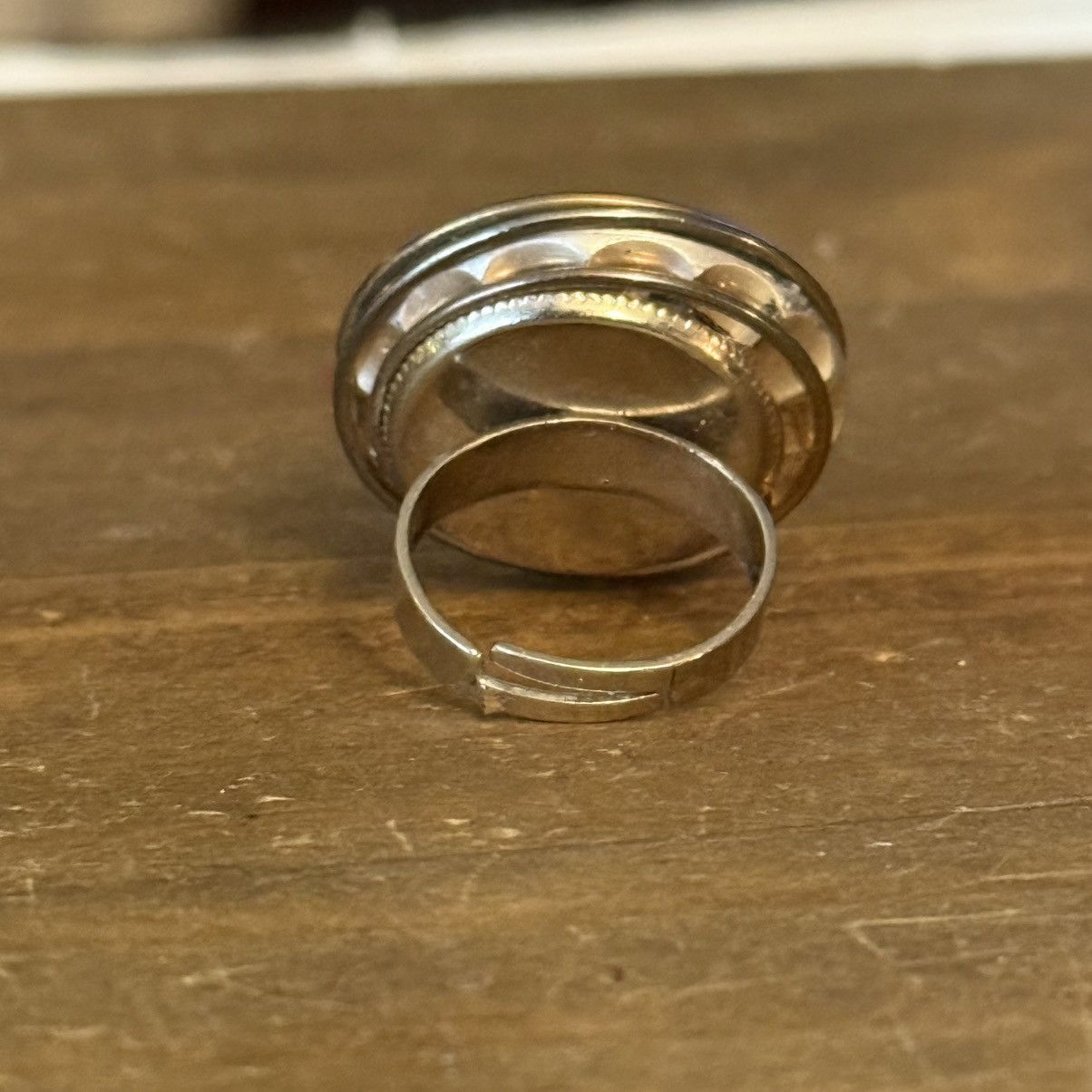 Vintage Vintage spiral sunburst adjustable ring Size ONE SIZE - 6 Thumbnail