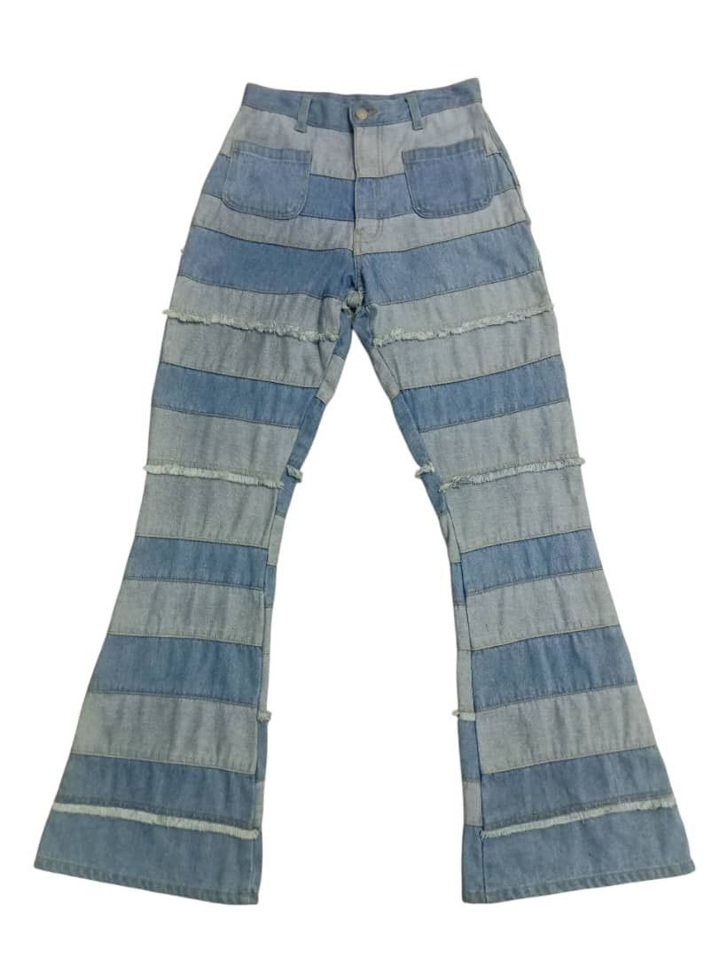 Hysteric Glamour × Japanese Brand × Le Grande Bleu (L.G.B.) Vintage Hagi Flare Denim Pants Size US 27 - 1 Thumbnail