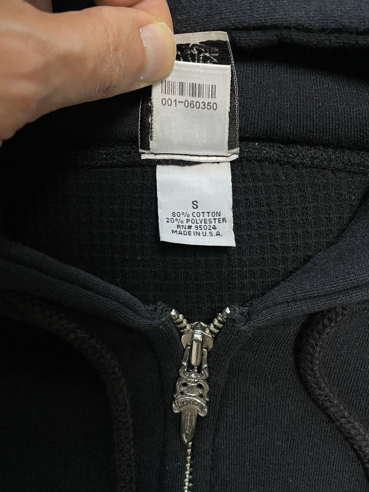 Chrome Hearts 90s old Chrome Hearts Heavy Thermal hoodie authentic size S Size US S / EU 44-46 / 1 - 7 Thumbnail