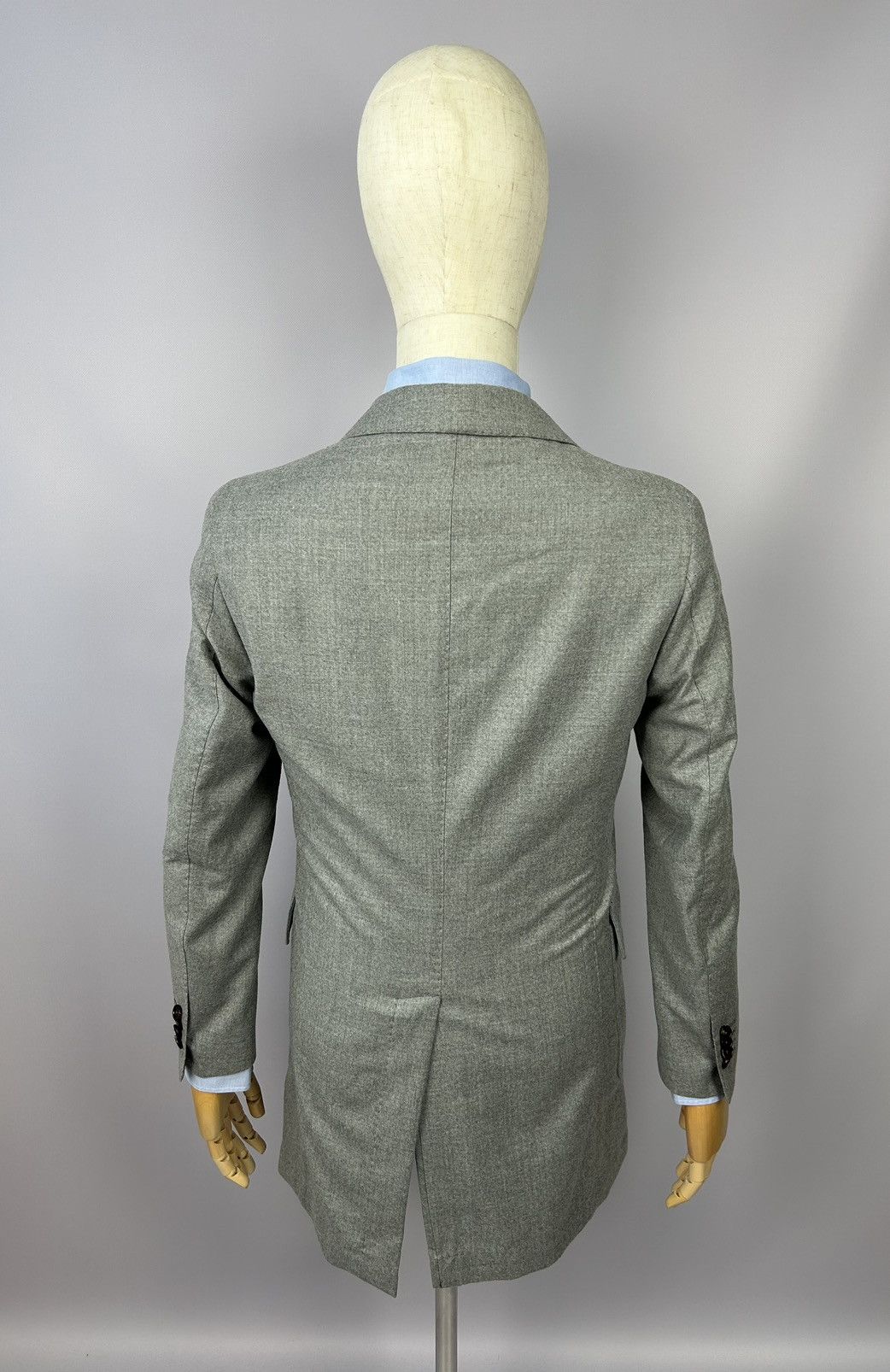 Designer × Paoloni Paoloni Quarantotto Double Breasted Wool Unlined Blazer EU46 Size 36R - 11 Thumbnail