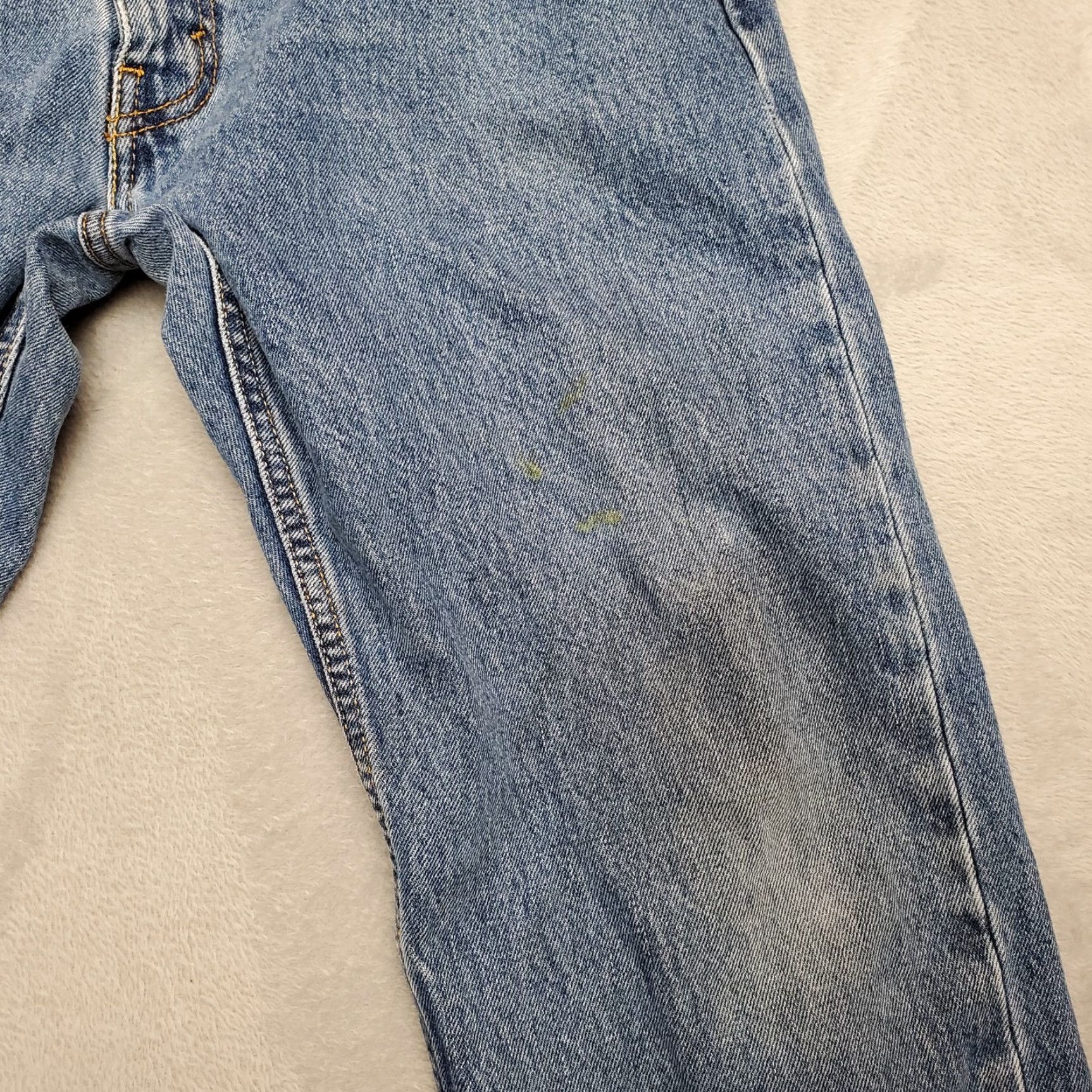 Denime VINTAGE Levis Jeans Mens 36x32 Blue 505 Regular Fit Straight Leg Medium Wash Denim Pants Size US 36 / EU 52 - 4 Thumbnail