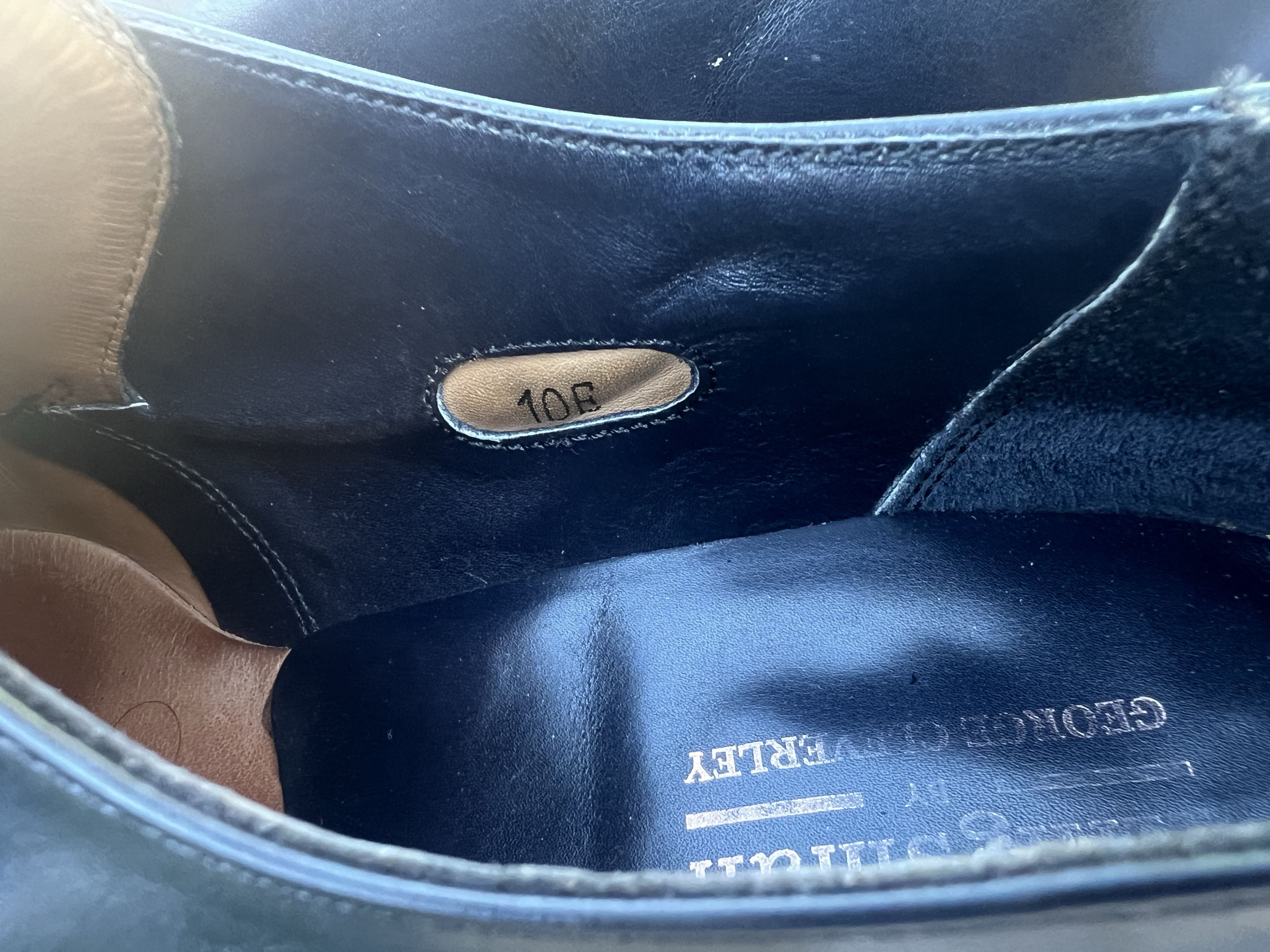 George Cleverley George cleverley kingsman monk strap shoes navy blue 10.5 us Size US 10.5 / EU 43-44 - 8 Thumbnail