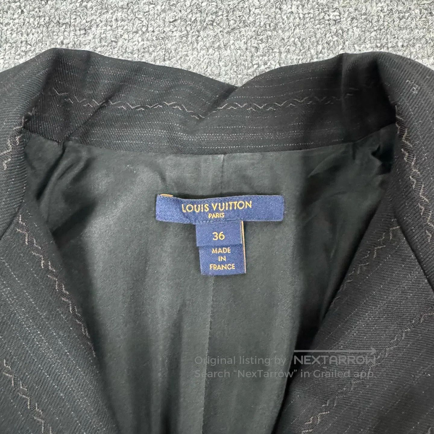 Louis Vuitton Louis Vuitton Leather patchwork, vertical striped trench c Size S / US 4 / IT 40 - 5 Thumbnail