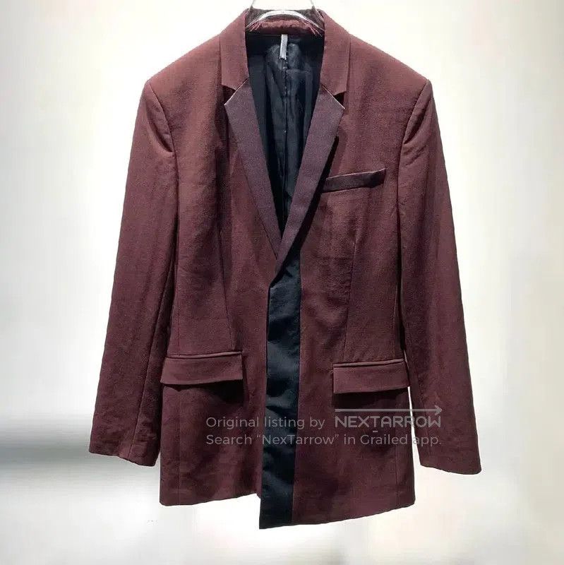 Dior Dior Burgundy Cotton Men's Coat . Size US XL / EU 56 / 4 - 1 Thumbnail