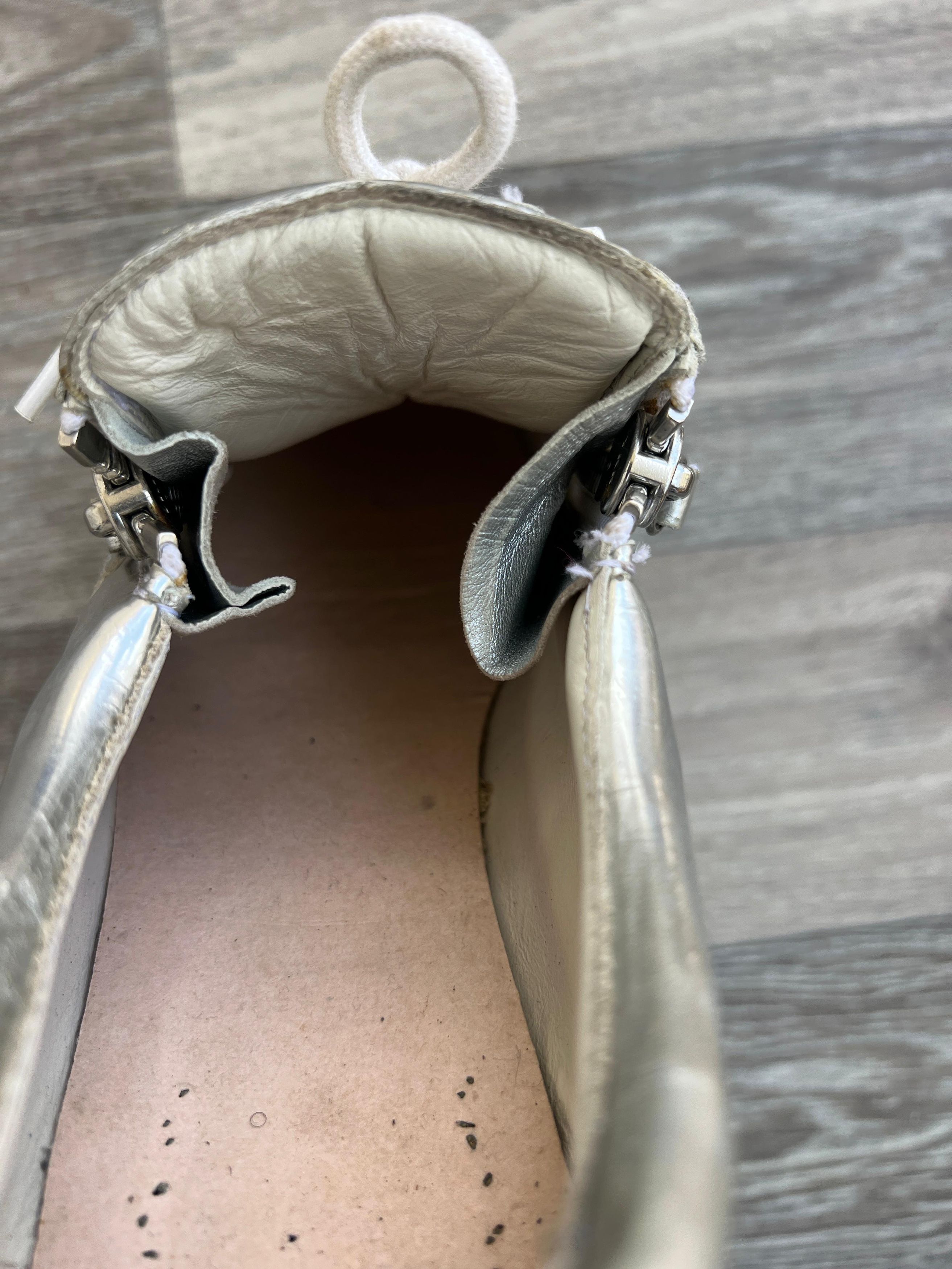 Giuseppe Zanotti Giuseppe Zanotti Frankie Metallic Leather Sneakers Sz 44 Size US 11 / EU 44 - 13 Thumbnail