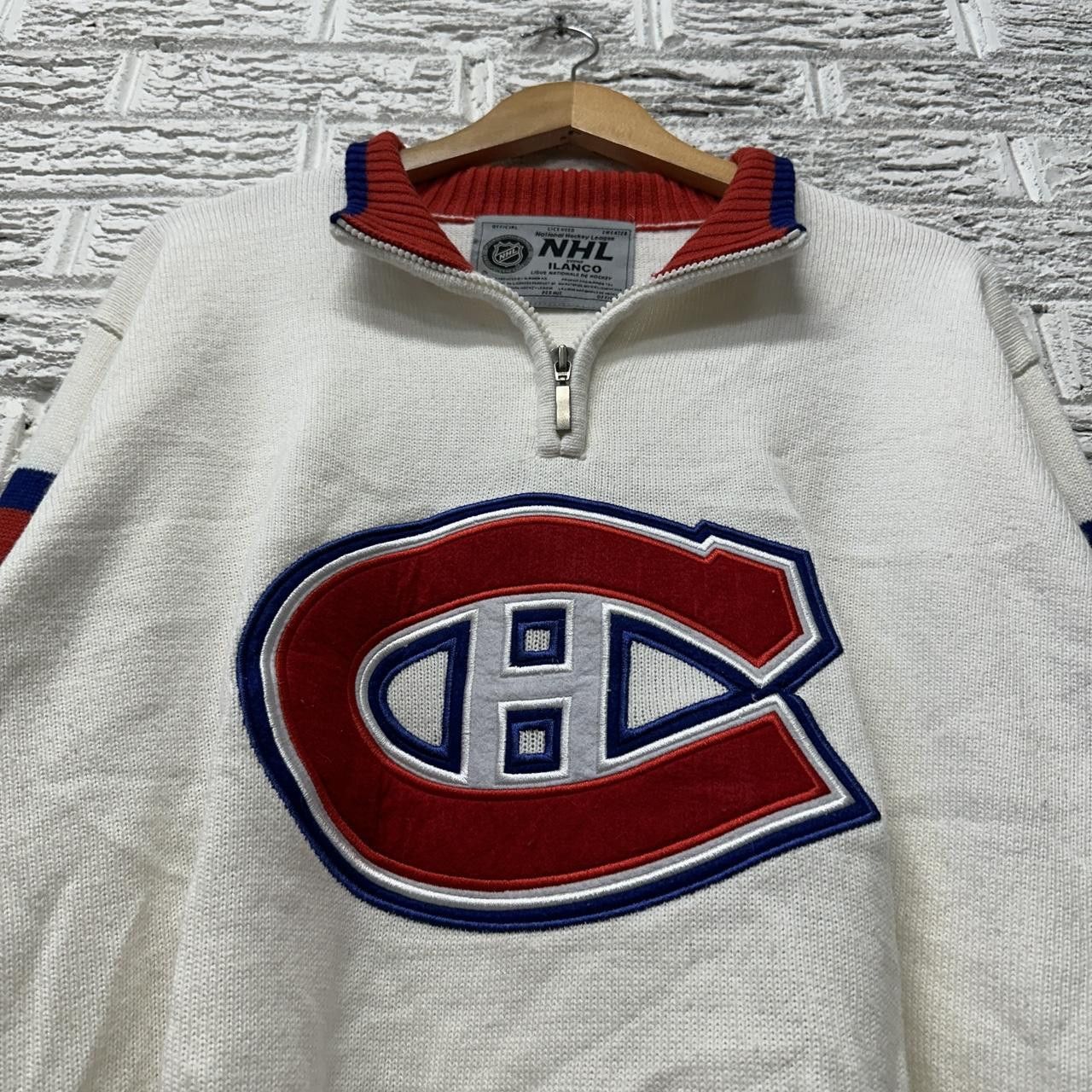 NHL × Vintage Vintage Montreal Canadians NHL 1/4 Zip Sweater Men’s XL Size US XL / EU 56 / 4 - 2 Thumbnail