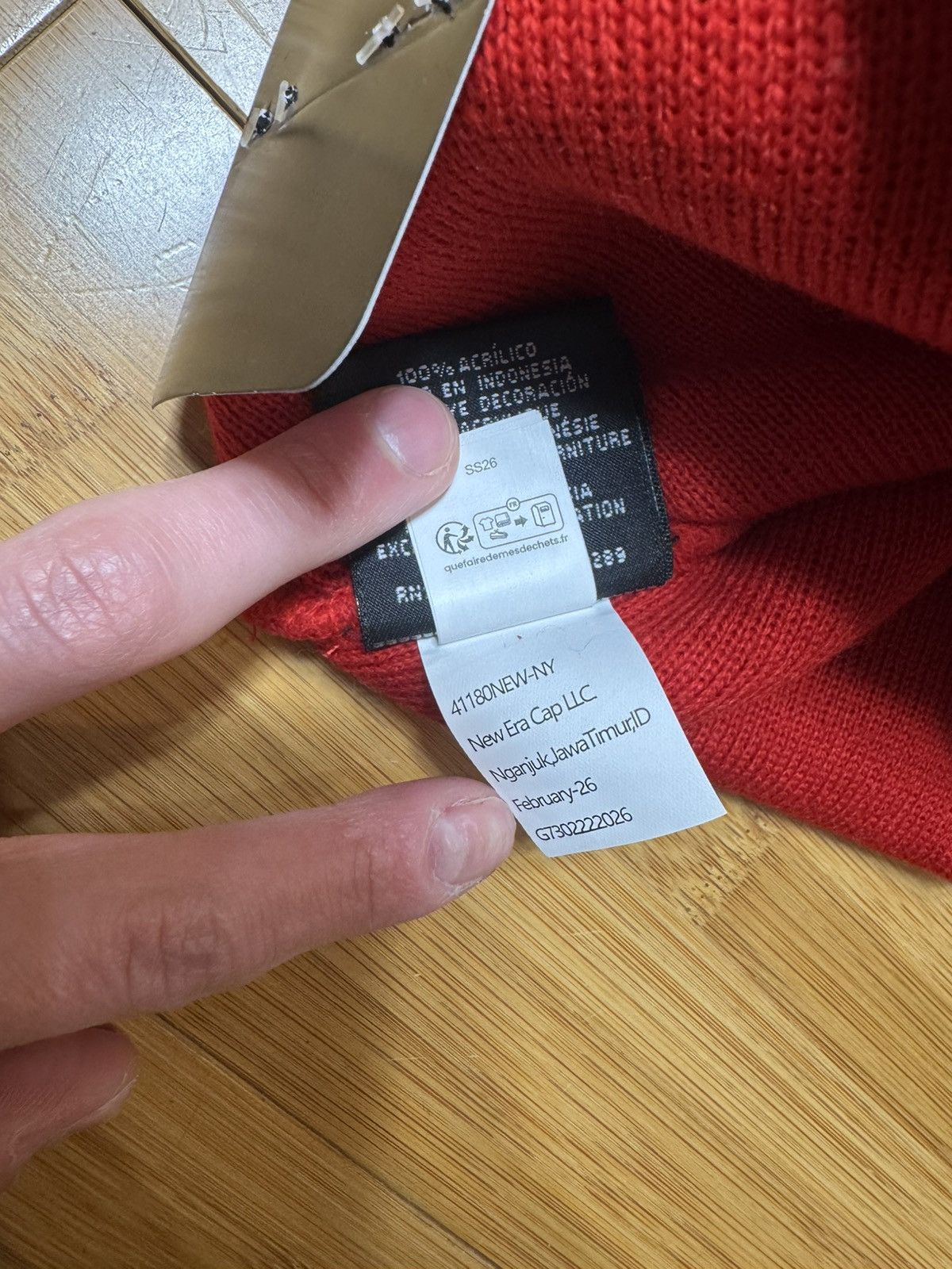 Supreme Supreme Ghostface Beanie Red Size ONE SIZE - 9 Thumbnail