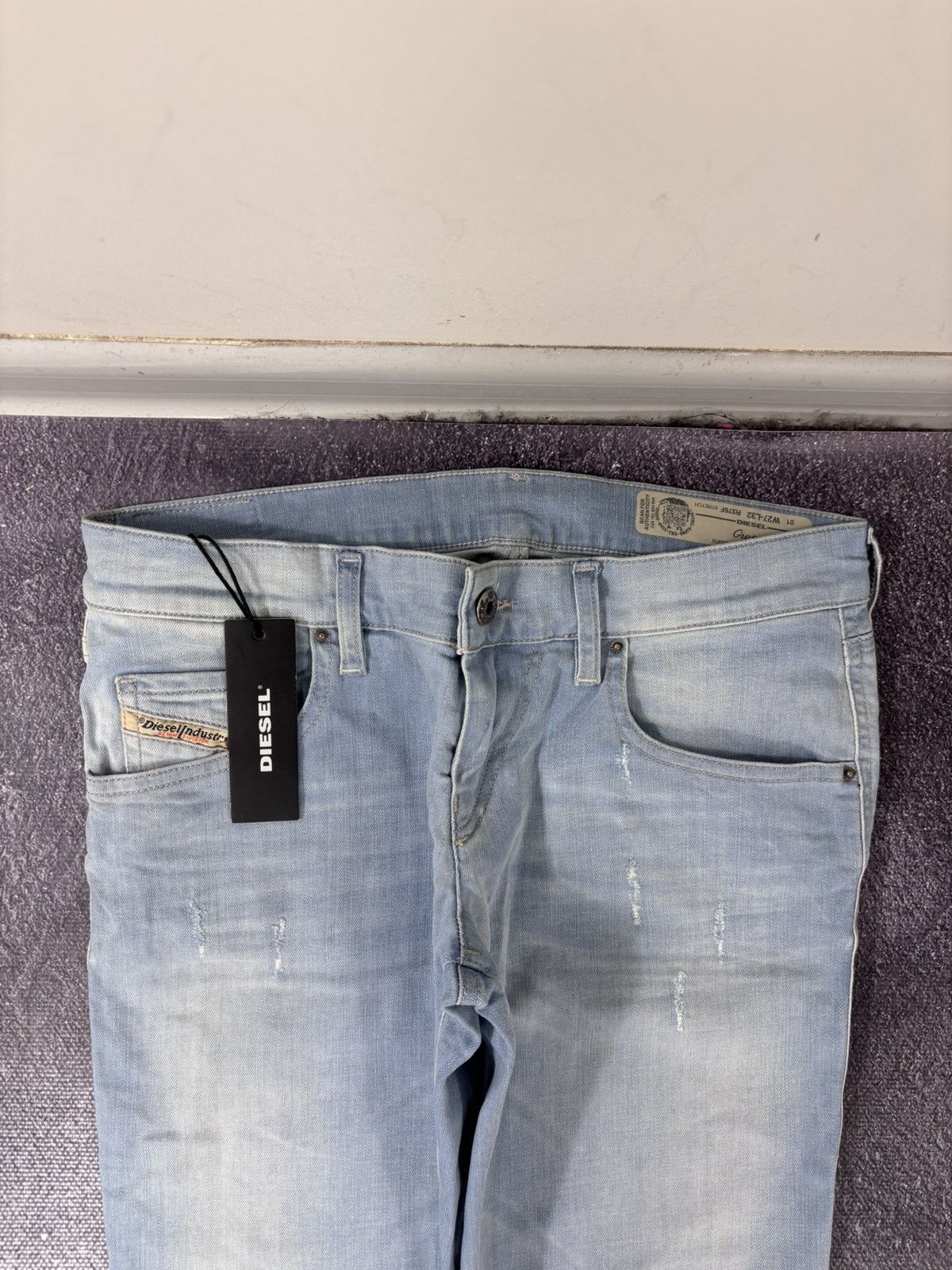 Diesel Diesel Grupee NWT Women’s Super Slim Skinny Stretch Jeans Size 27" / US 4 / IT 40 - 5 Thumbnail