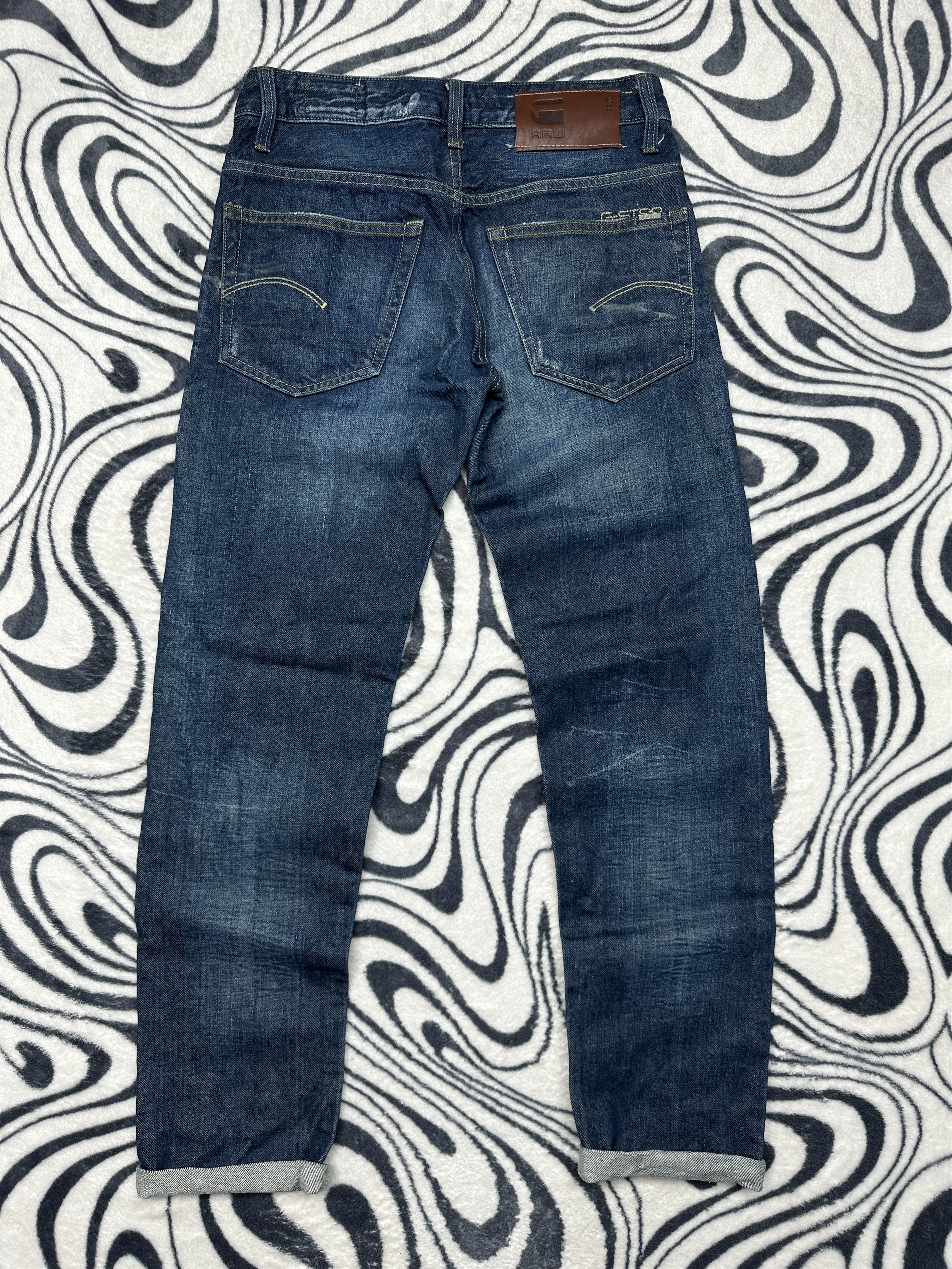 G-Star G Star Raw 3301 Low Tapered Mens Salvage Denim Pants Jeans Size US 29 - 6 Thumbnail