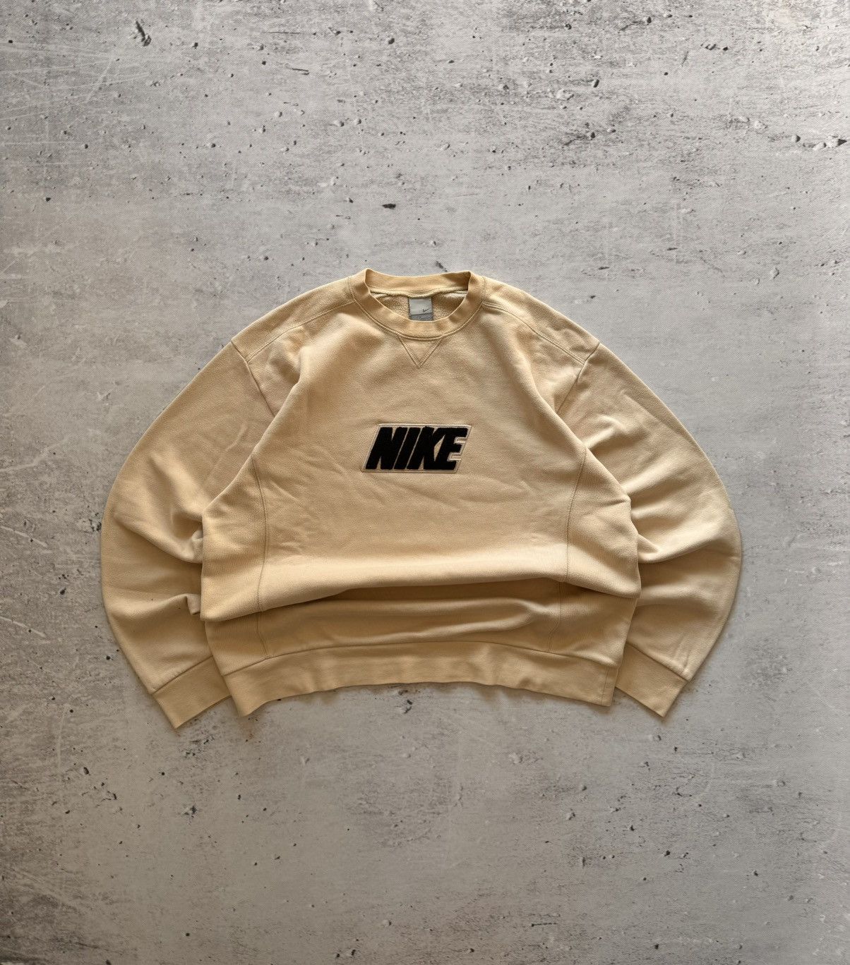 Nike × Vintage NIKE VINTAGE CENTER LOGO OVERSIZE BOXY SWEATSHIRT Size US XL / EU 56 / 4 - 1 Thumbnail