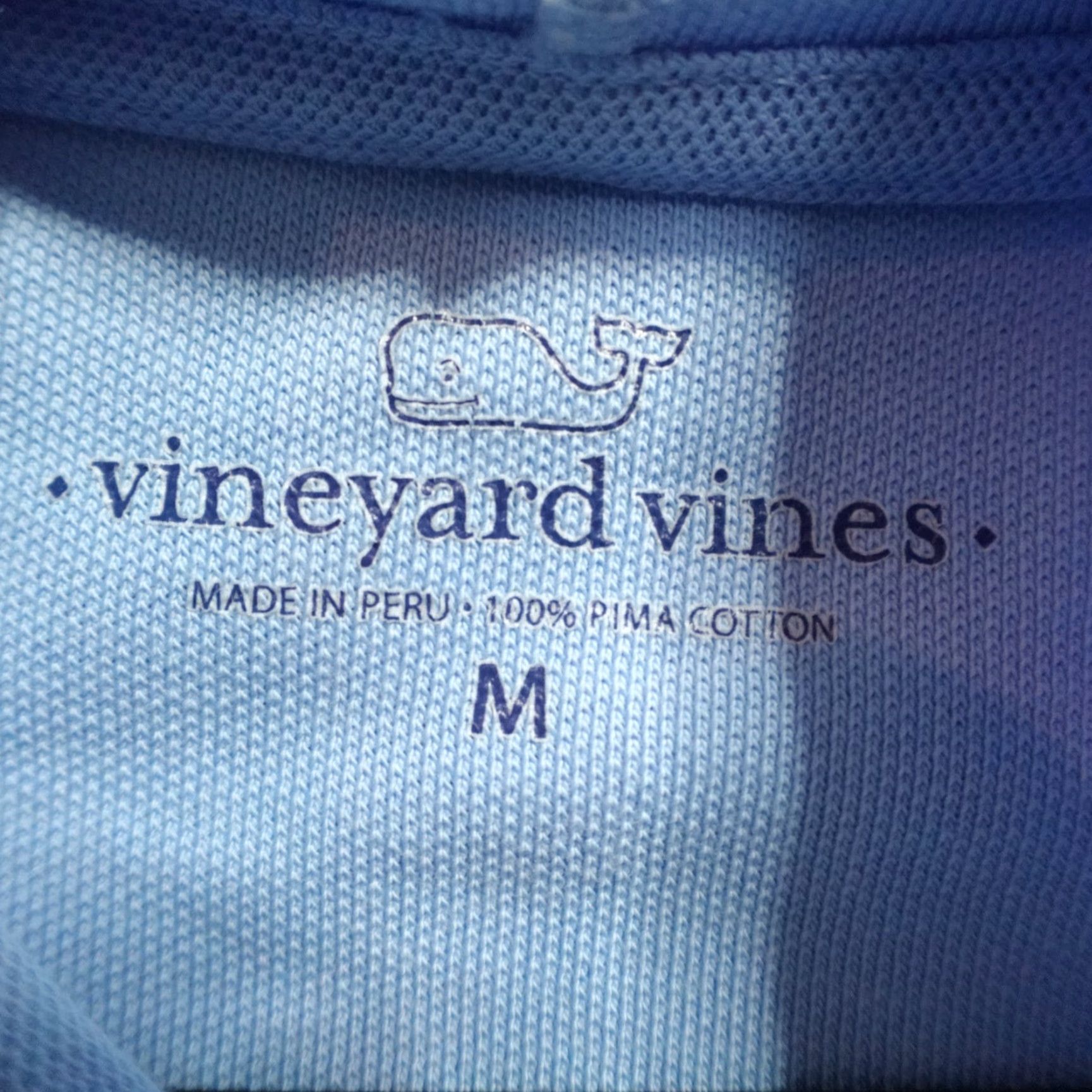 Vineyard Vines Vineyard Vines Hoodie M Blue Lightweight Knit Pocket Embroidered Mens Pullover Size US M / EU 48-50 / 2 - 4 Thumbnail