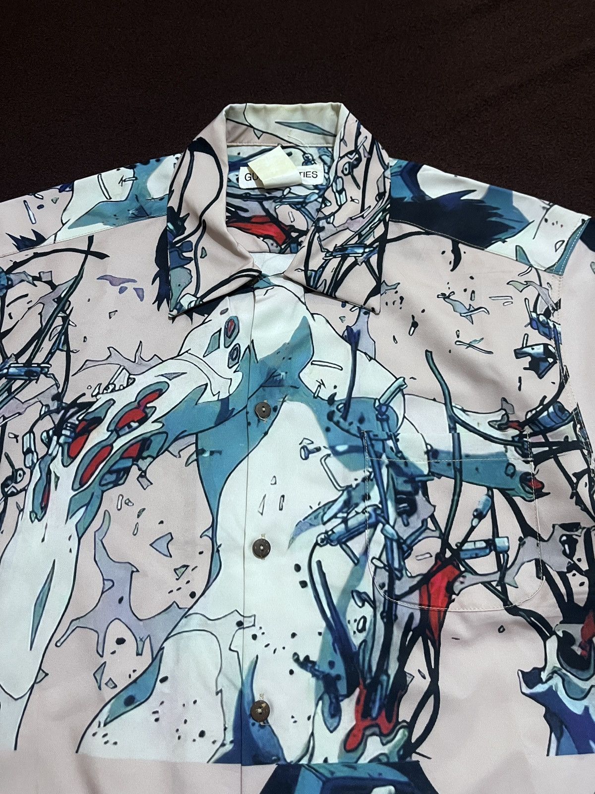 Anime GUILTY PARTIES GHOST IN SHELL RAYON SHIRT Size US M / EU 48-50 / 2 - 5 Thumbnail