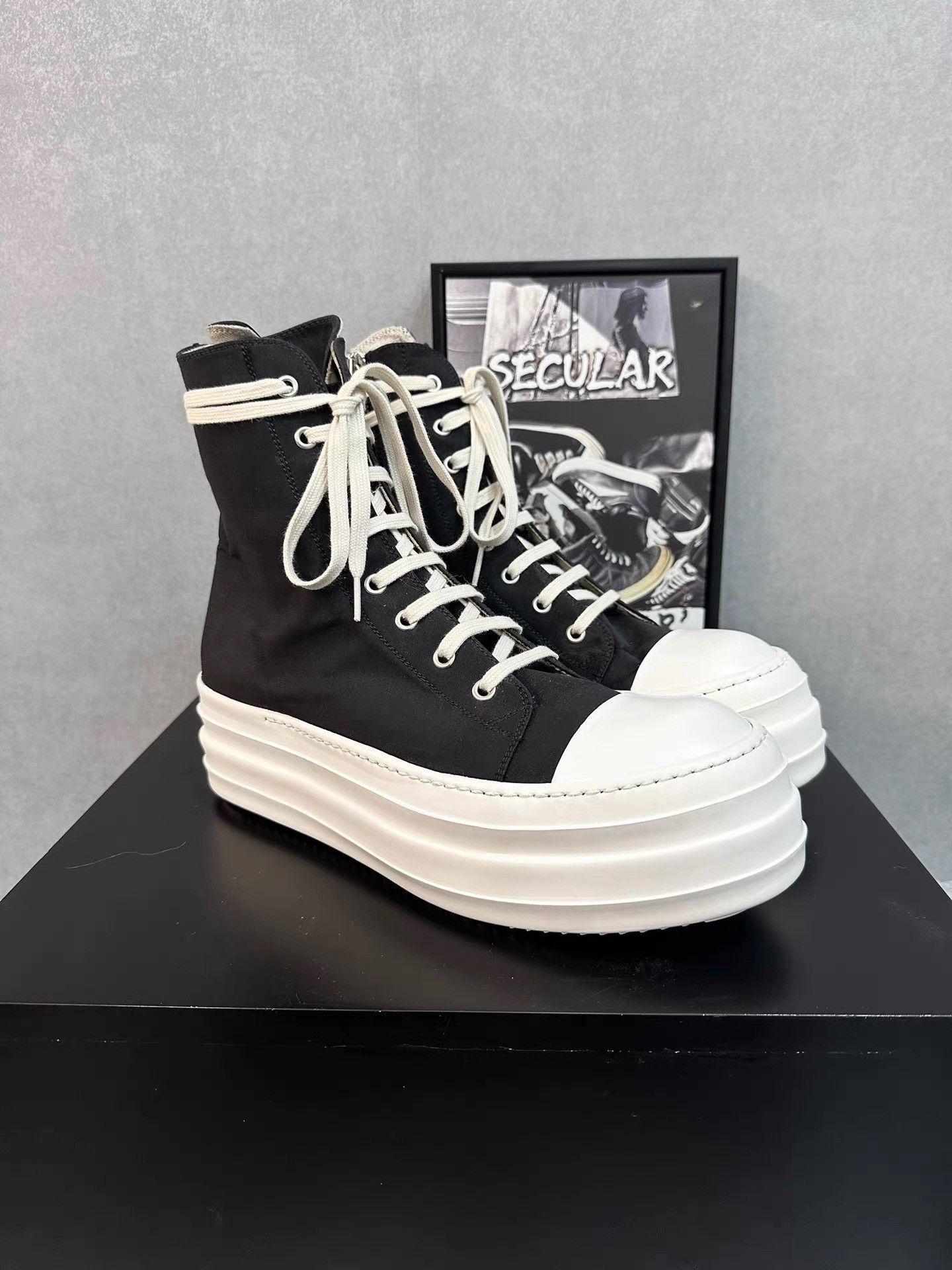 Rick Owens Rick Owens Double Sole Ramones K34 Size US 10 / EU 43 - 3 Thumbnail