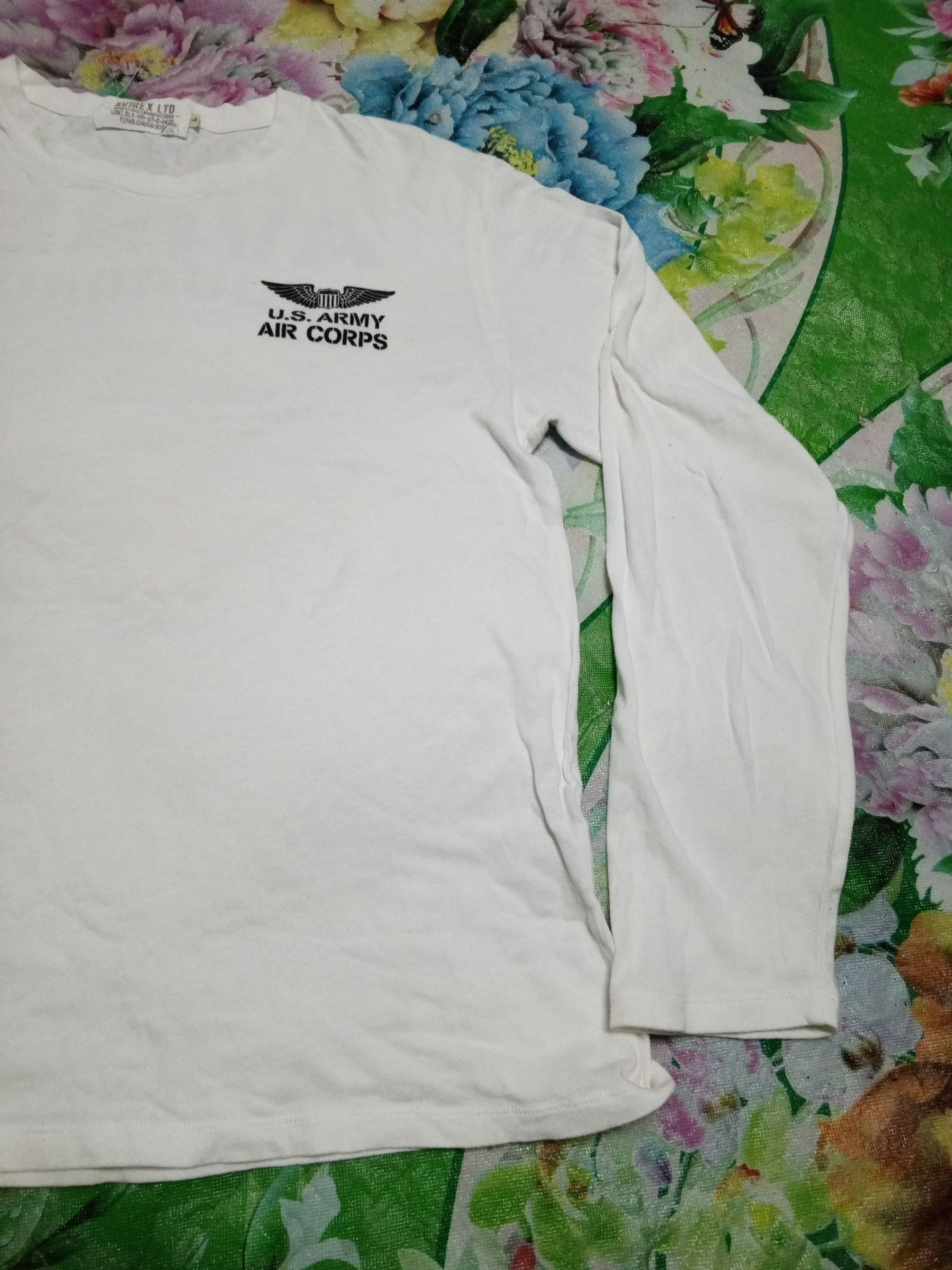 Avirex AVIREX U.S ARMY WHITE TEE LONG SLEEVE Size US L / EU 52-54 / 3 - 3 Thumbnail