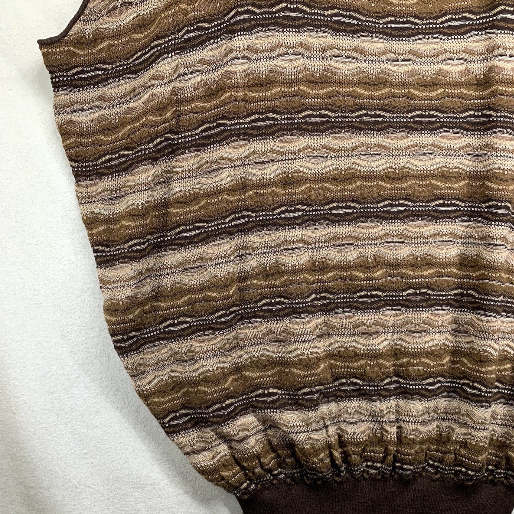 Vintage VINTAGE DB Life Women’s Sweater Pullover Short Sleeve Knit Casual 80s 90s Brown Size L Size L / US 10 / IT 46 - 7 Thumbnail