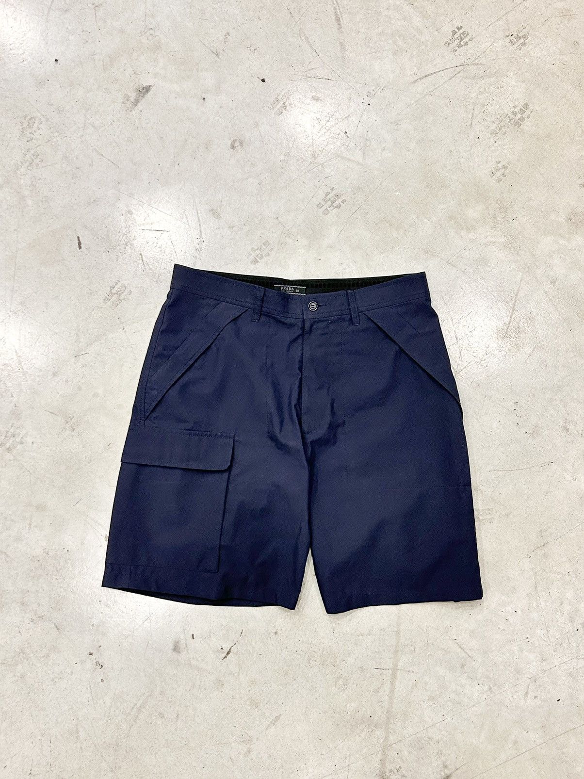 Miu Miu × Prada Prada Nylon - Gabardine Short [ Unisexe - Patchwork] Size US 30 / EU 46 - 3 Thumbnail