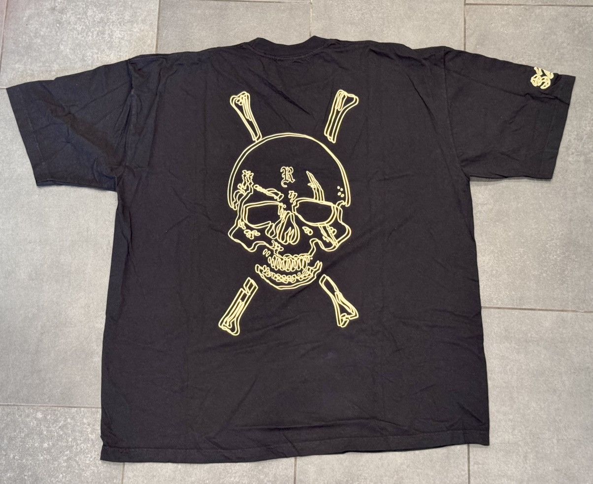 Revenge Revenge x Zillakami Crossbones Skull Tee Black/Beige XXL 322 Size US XXL / EU 58 / 5 - 5 Thumbnail