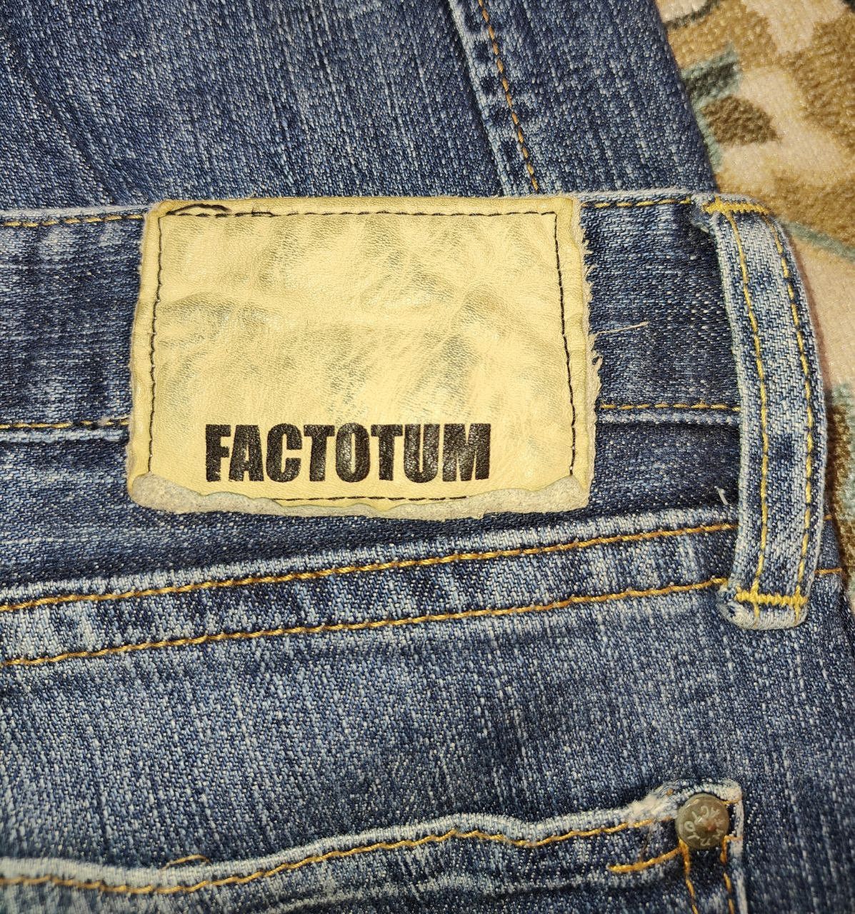 FACTOTUM Factotum Japanese Brand Distressed Denim Size 32" / US 10 / IT 46 - 5 Thumbnail