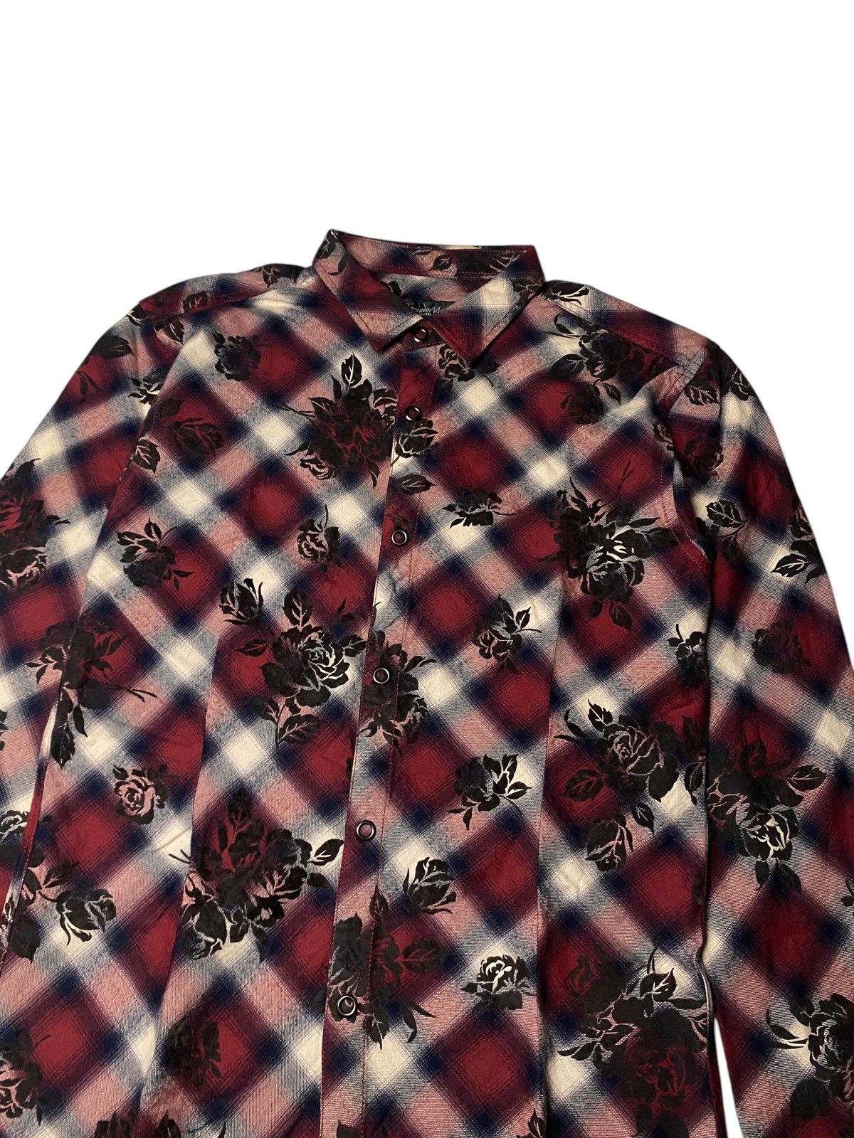 If Six Was Nine 2000's Tornado Mart Unfinished Floral Shirts Size US S / EU 44-46 / 1 - 4 Thumbnail
