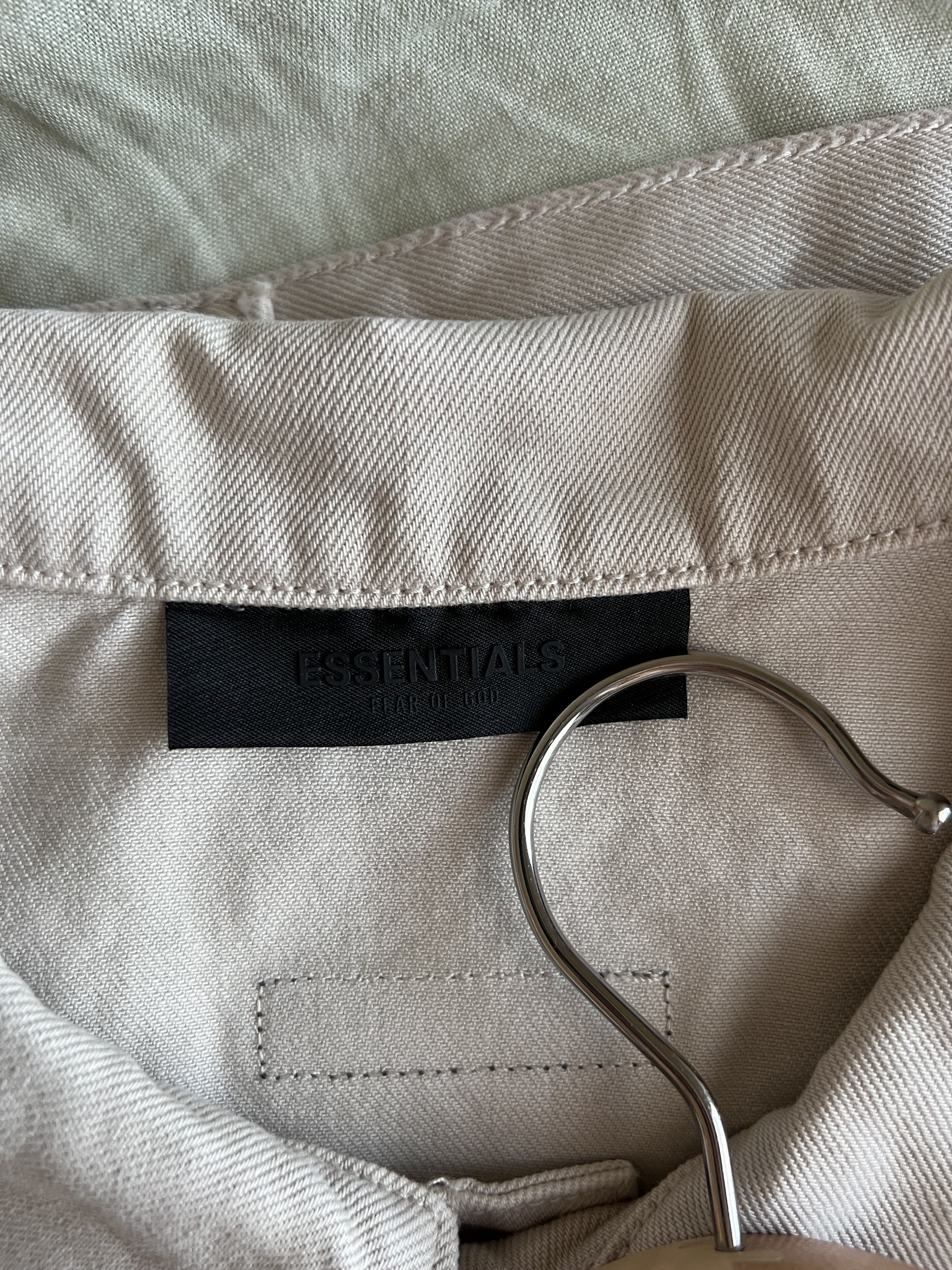 Essentials Fear of God Essentials Denim Jacket in Silver Cloud Size US L / EU 52-54 / 3 - 9 Thumbnail