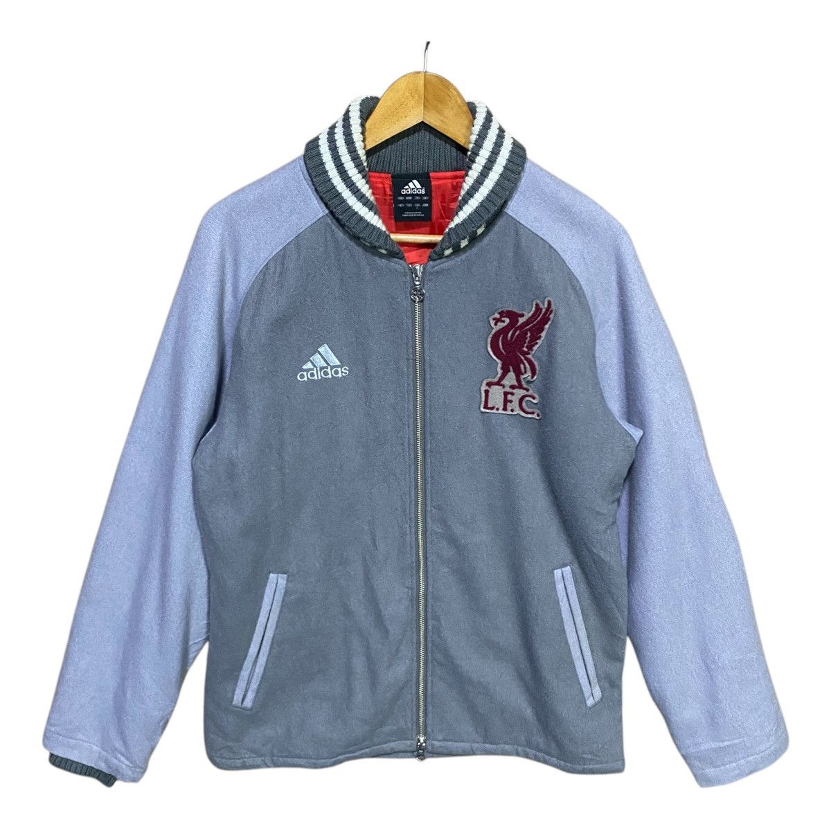 Adidas Liverpool Varsity Jacket Size US L / EU 52-54 / 3 - 1 Thumbnail