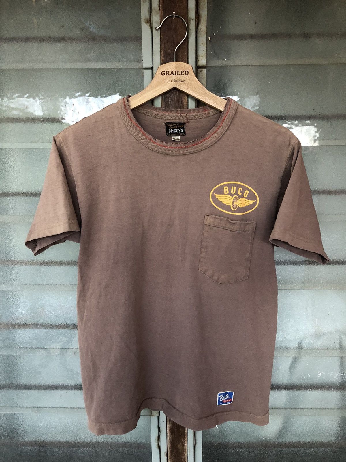 The Real McCoy's Vintage plain The Real McCoy’s Buco Products Faded Shirt Tee Size US S / EU 44-46 / 1 - 2 Thumbnail