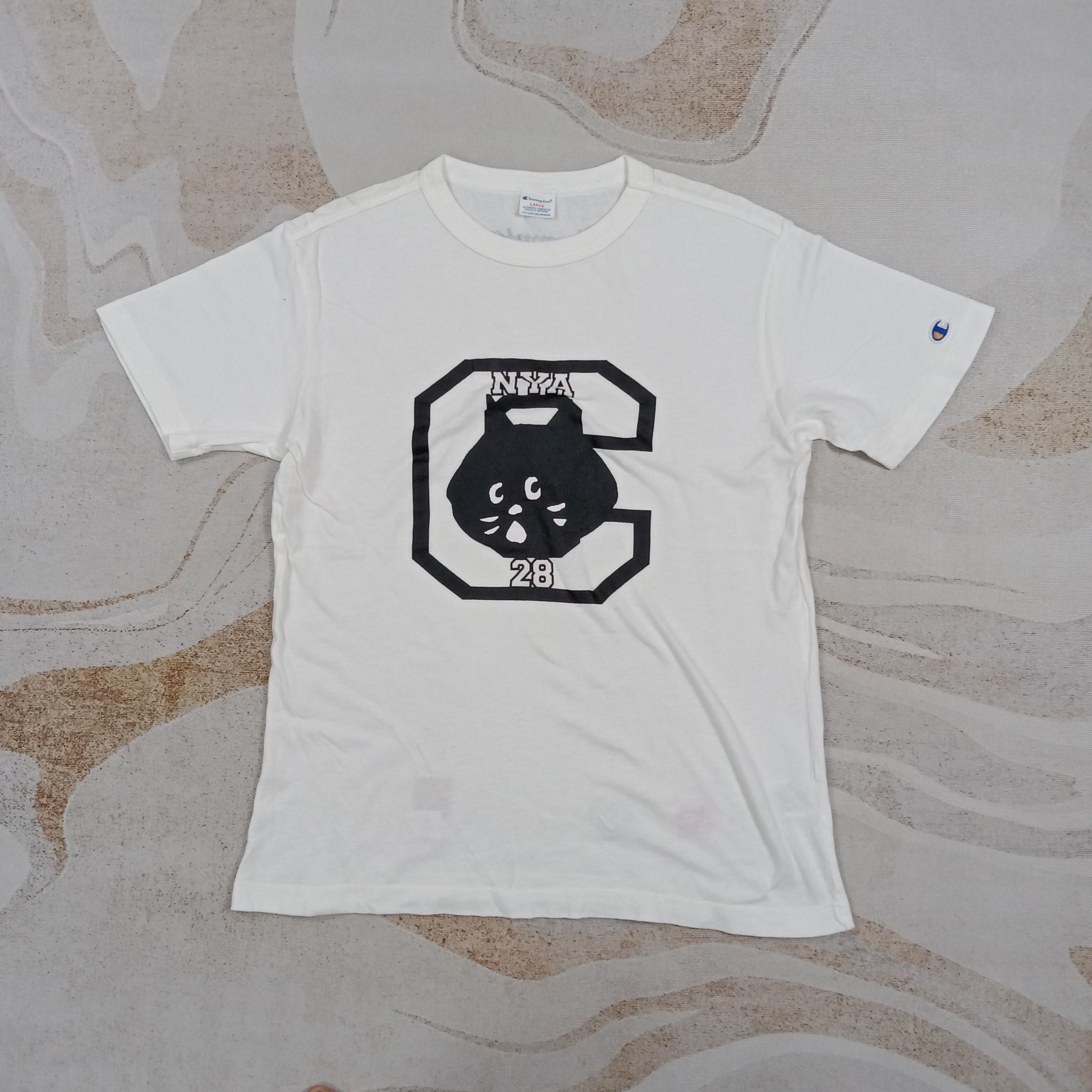 Champion × Ne-Net Ne-Net X Champion Japanese Designer Tshirt C285N76 Size US M / EU 48-50 / 2 - 1 Thumbnail